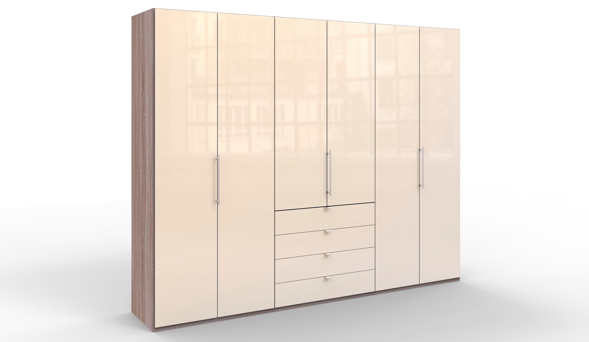 WIEMANN Kleiderschrank »Loft« Glasfront