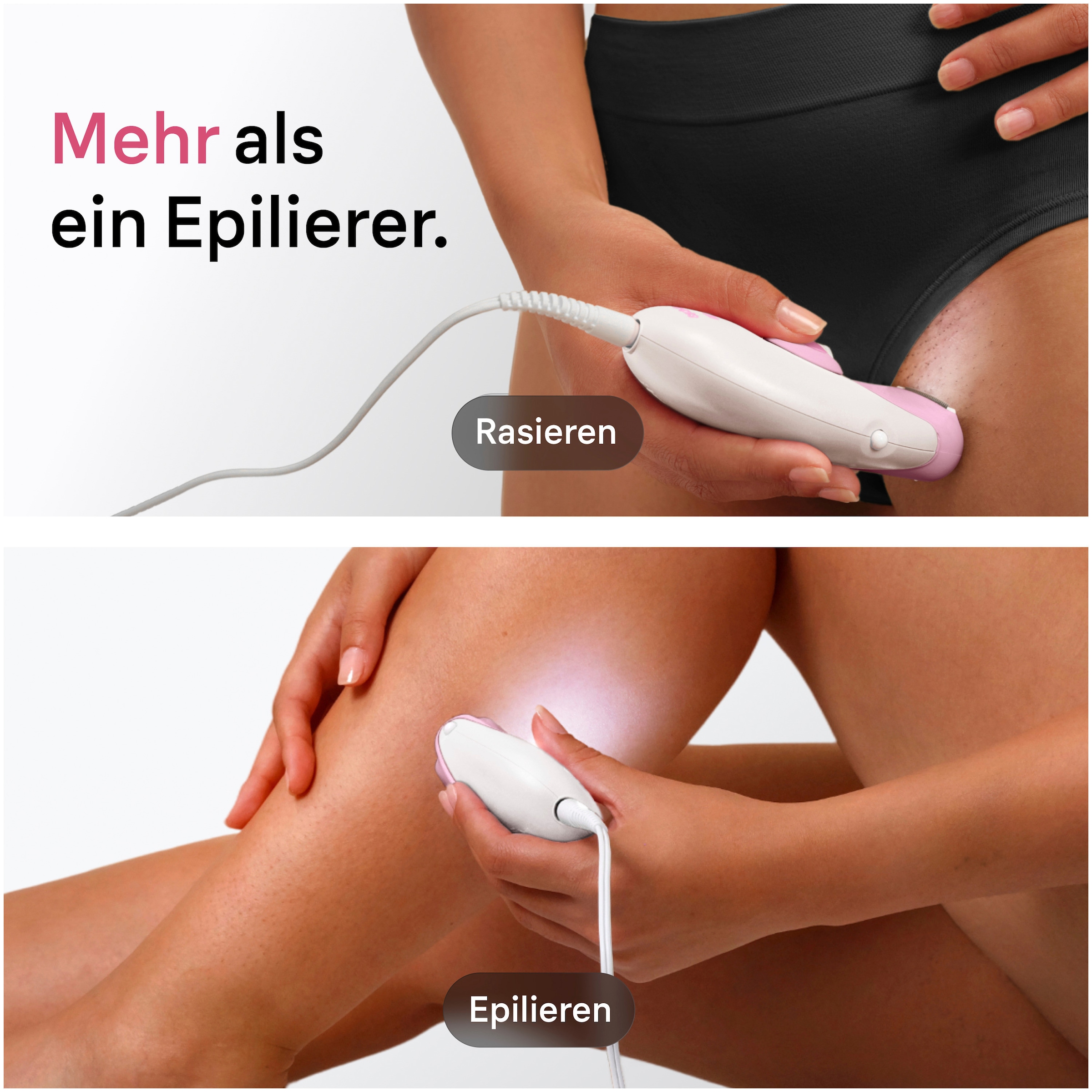 Braun Epilierer »Silk-épil 3 SE3-031« Langanhaltend glatte Haut, inkl. Rasieraufsatz und Trimmerkamm