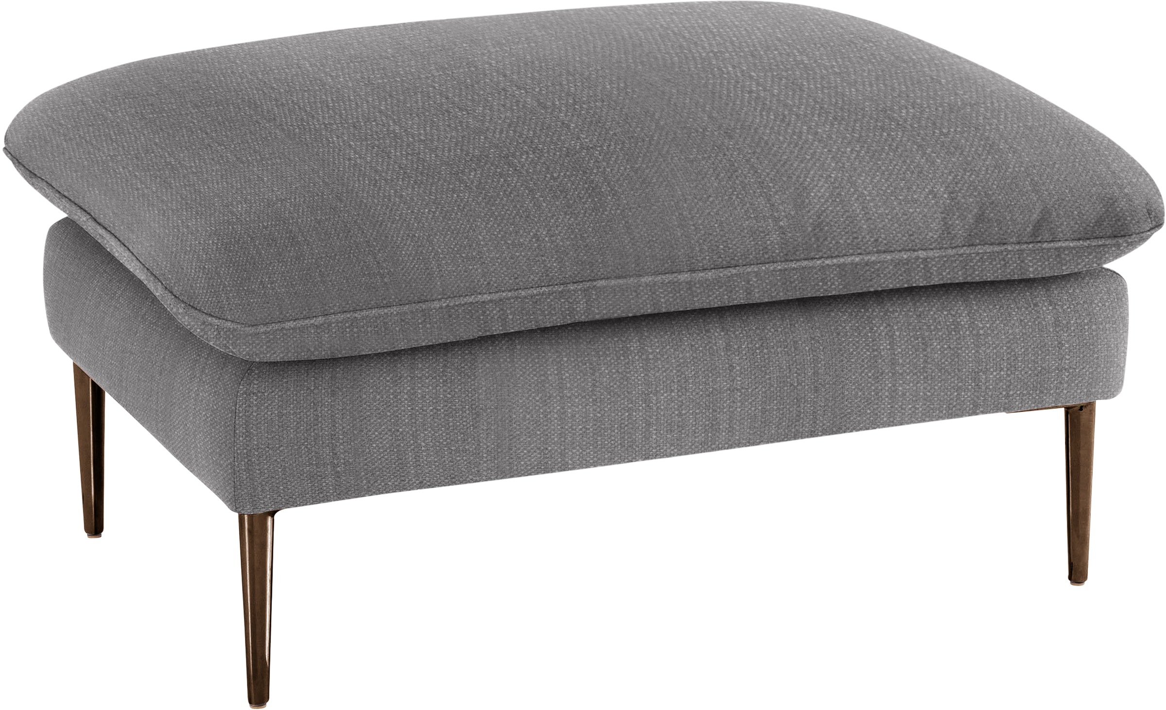 W.SCHILLIG Hocker »enjoy&MORE«, Füße bronze pulverbeschichtet, Breite 106 cm