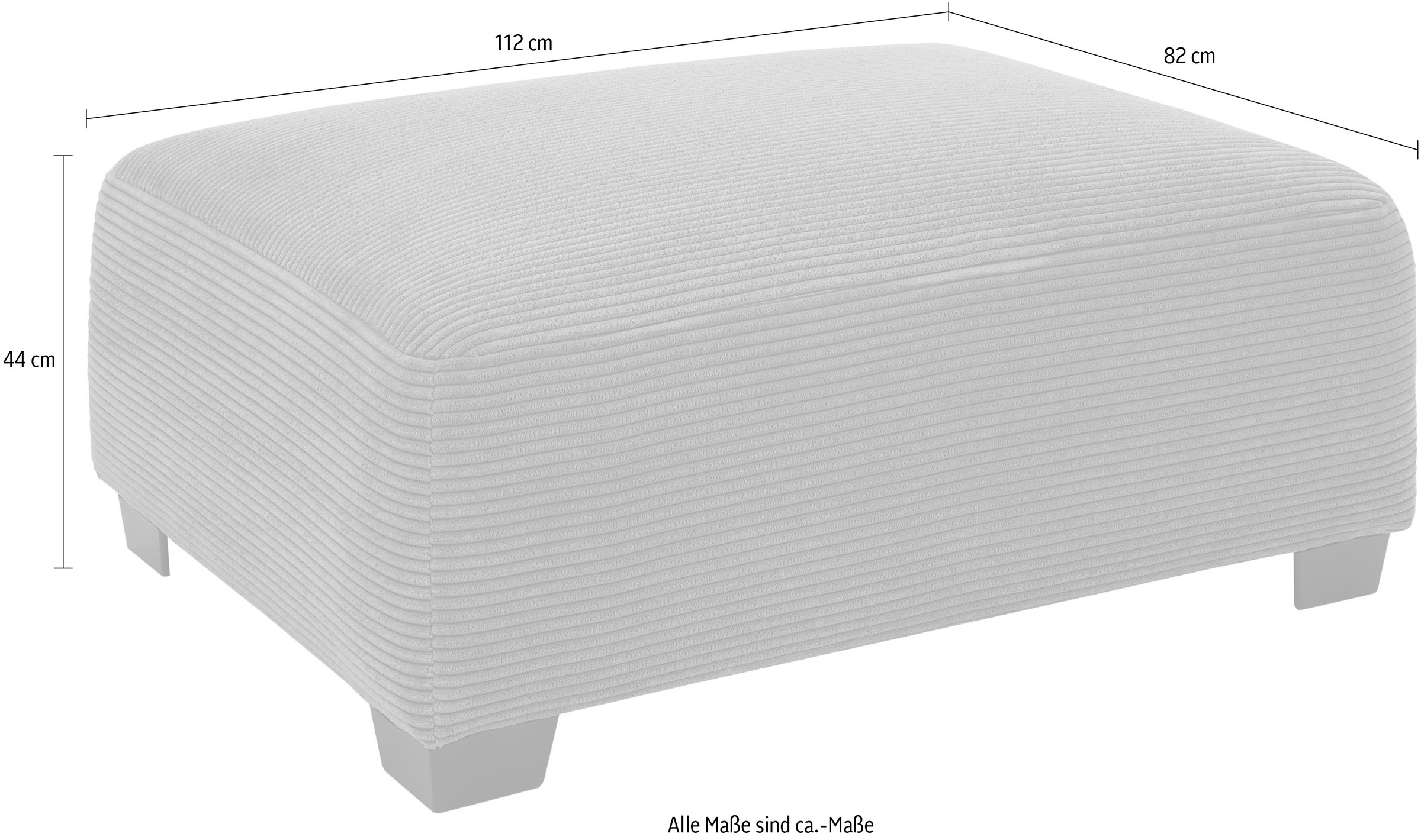 ED EXCITING DESIGN Polsterhocker »Elba«