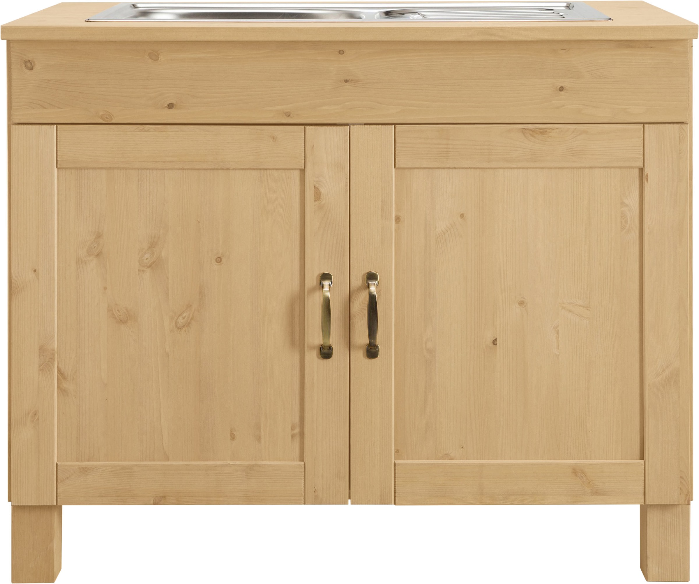 Home affaire Spülenschrank »Alby« Breite 100 cm, 1 Fach