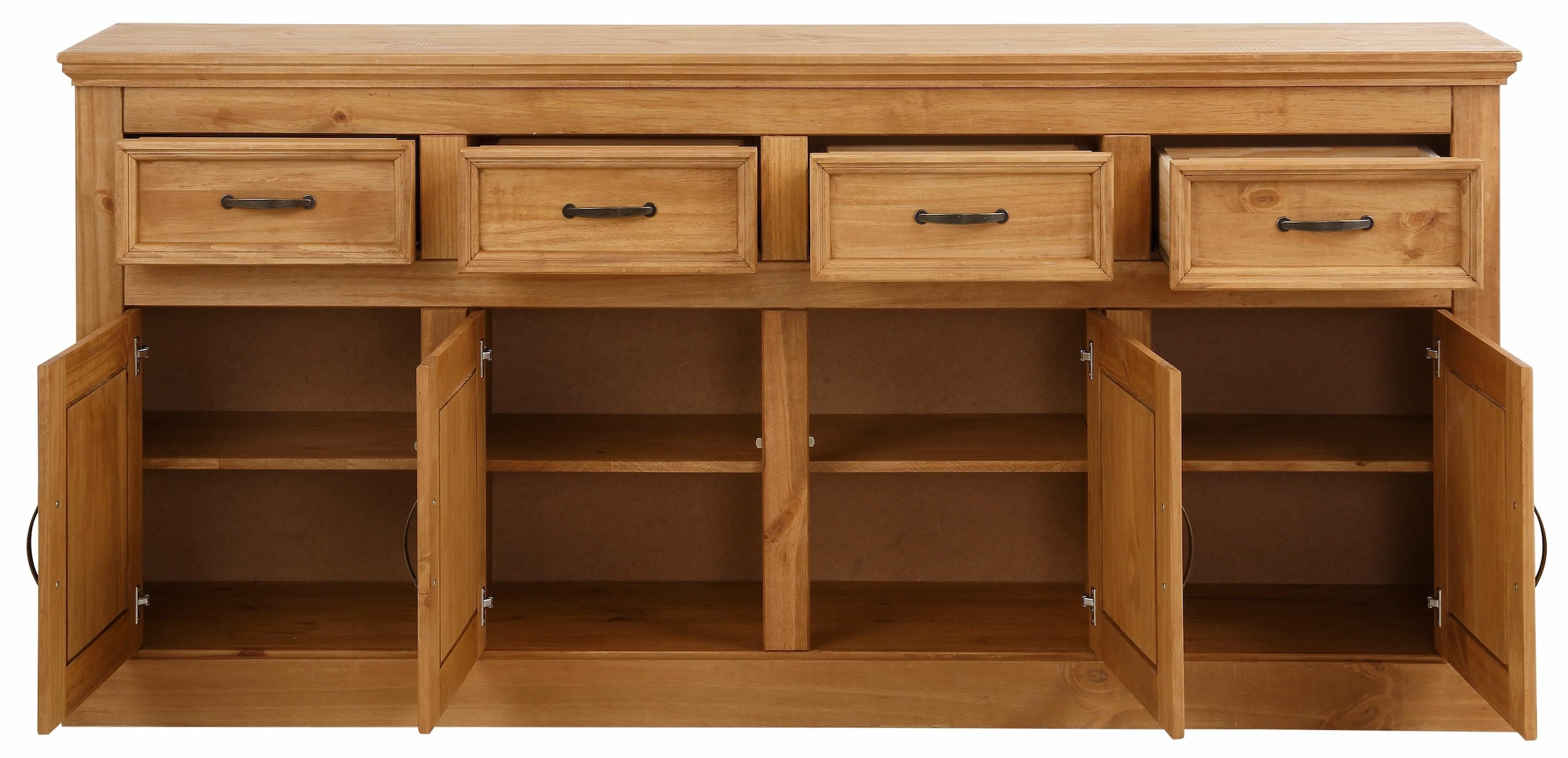 Home affaire Sideboard »Selma«, Kommode mit 4 Türen und 4 Schubkästen. Breite 192 cm