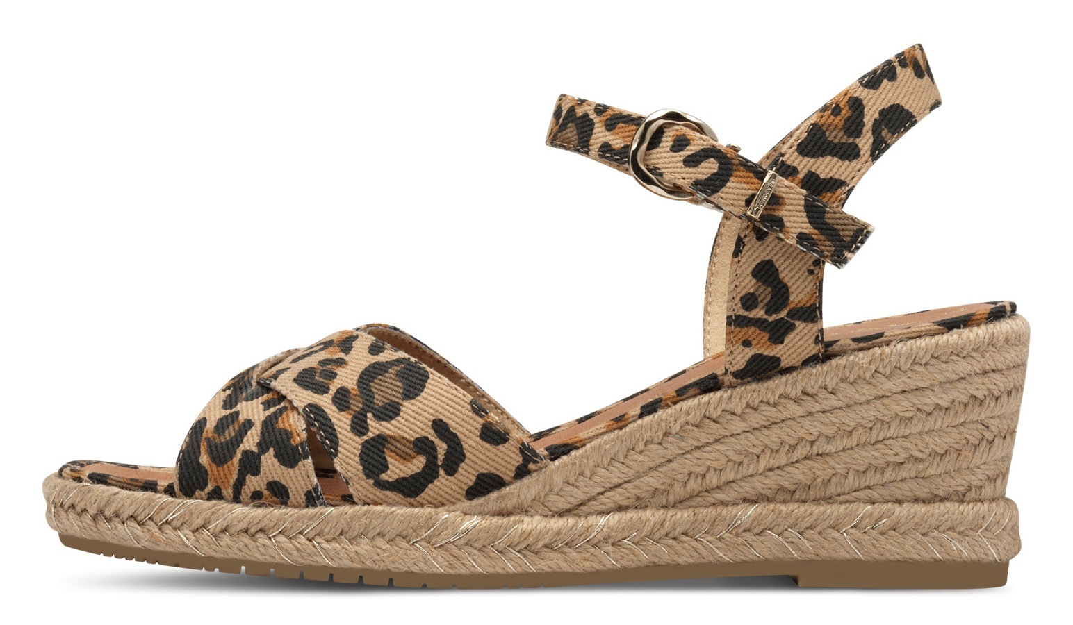 Tamaris Keilsandalette  , Riemchensandale, Sommerschuh mit modischer Kreuzbandage