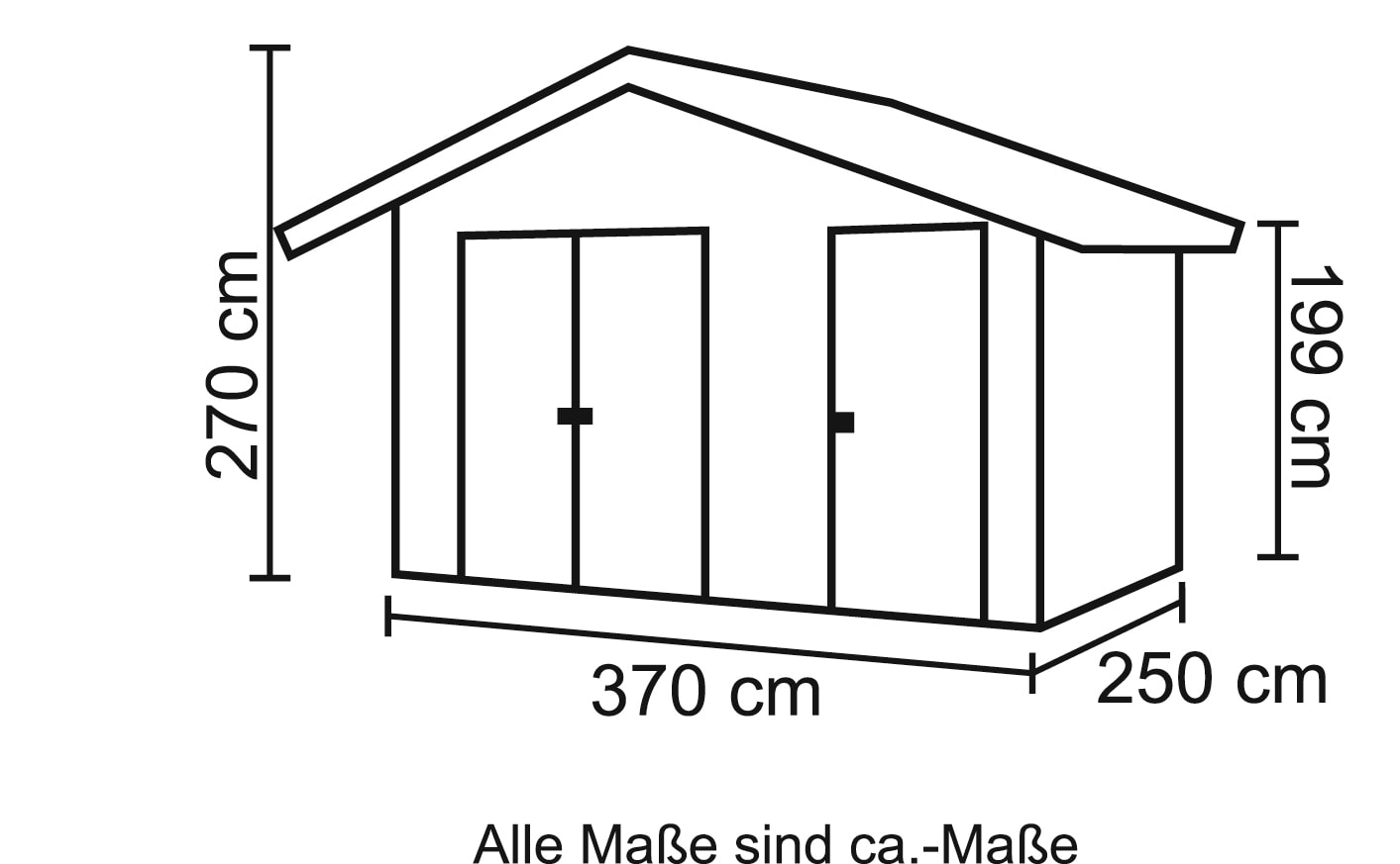 weka Gartenhaus »Gr.2«