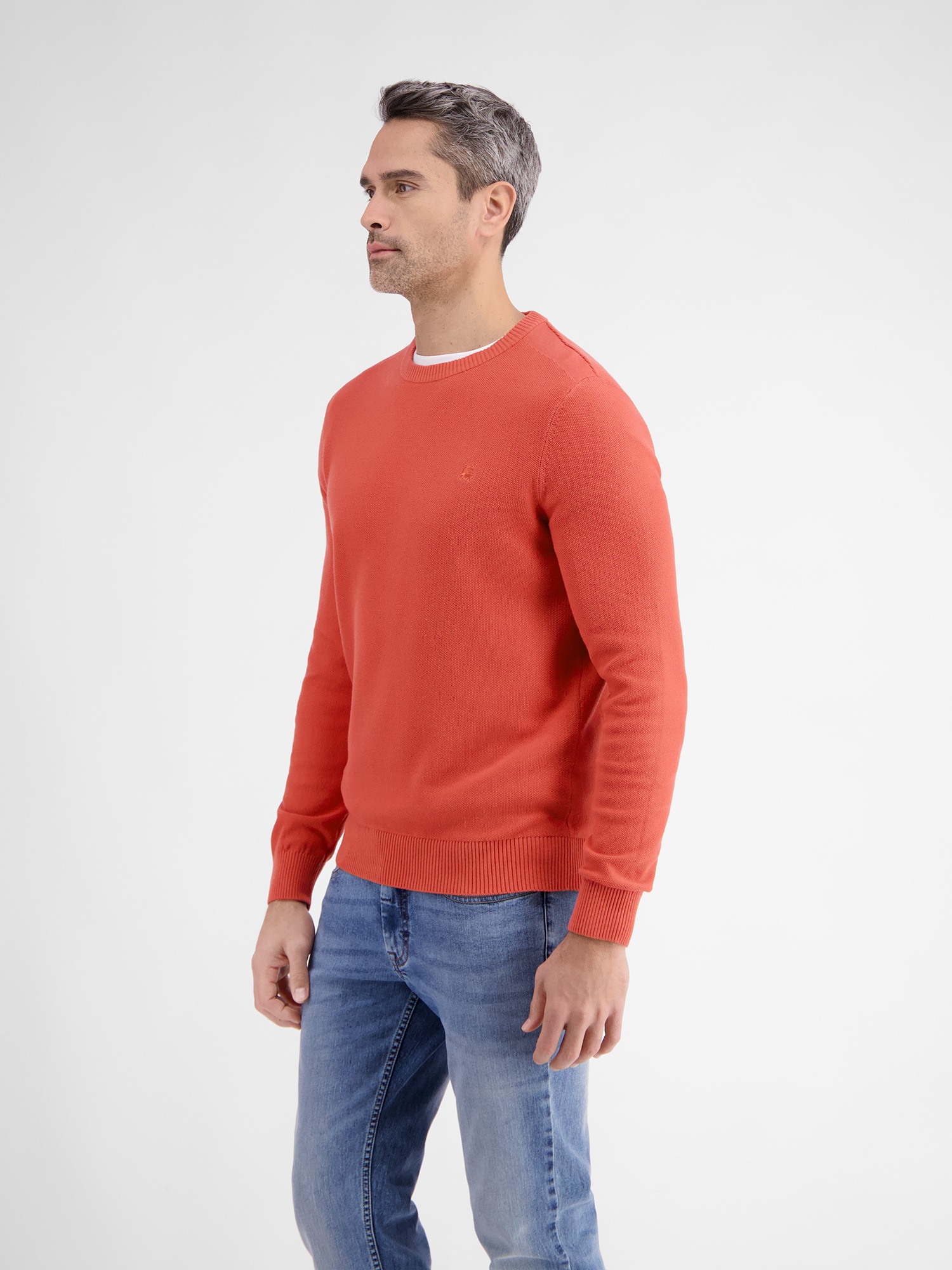 LERROS Strickpullover »LERROS Crewneck-Strickpullover für Herren«