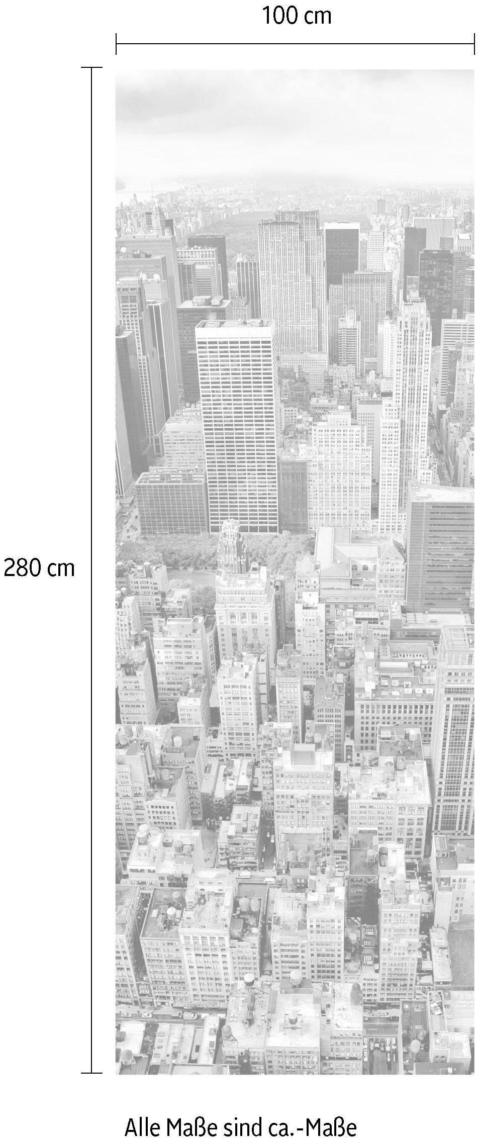 Komar Vliestapete »Digitaldruck Vlies -  Uptown - Größe 100 x 280 cm« bedruckt glatt Wohnzimmer, Schlafzimmer