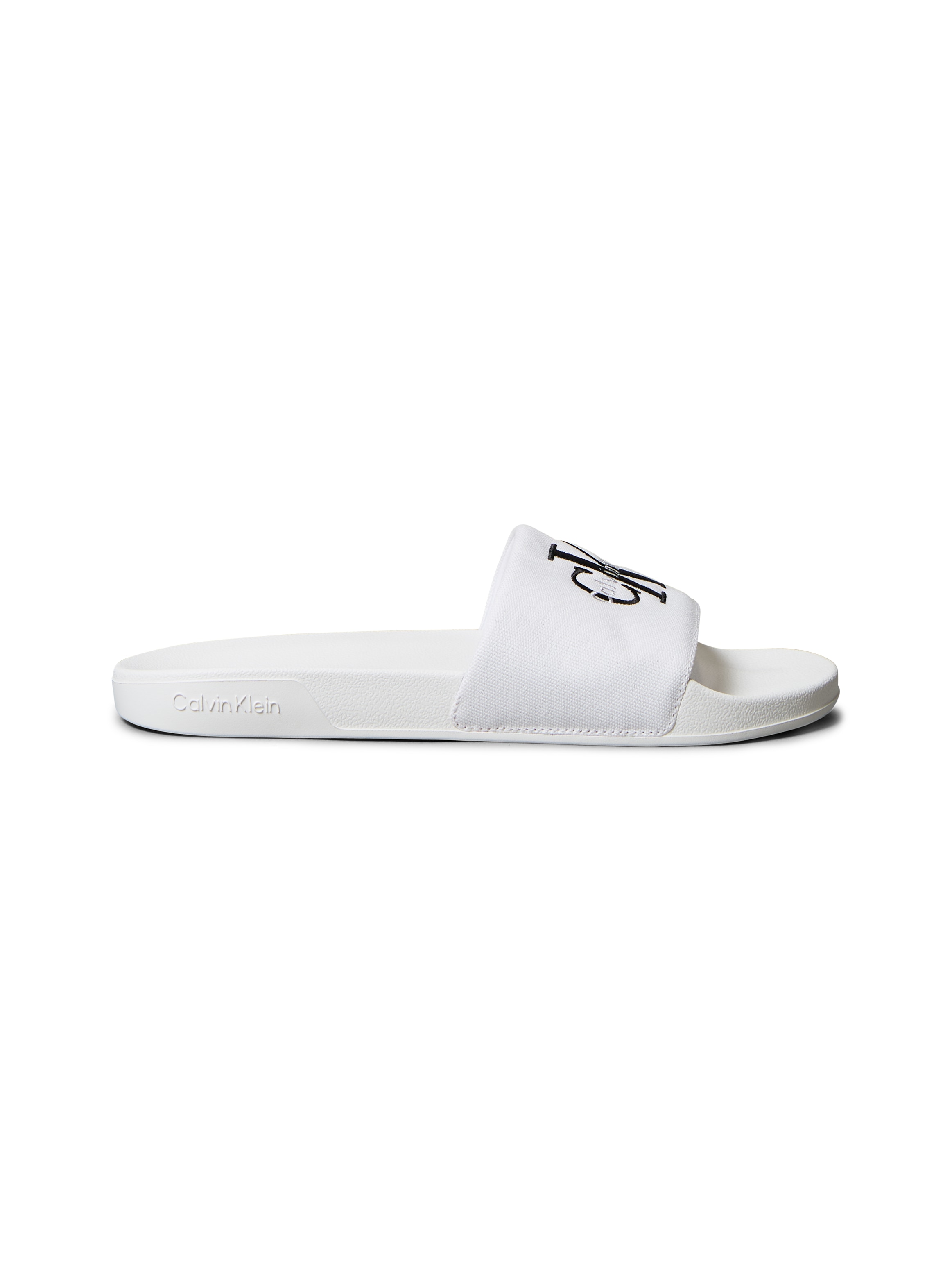 Calvin Klein Jeans Pantolette »ESS SLIDE CV«  Badeschuh, Flat, Poolslides mit Logoschriftzug