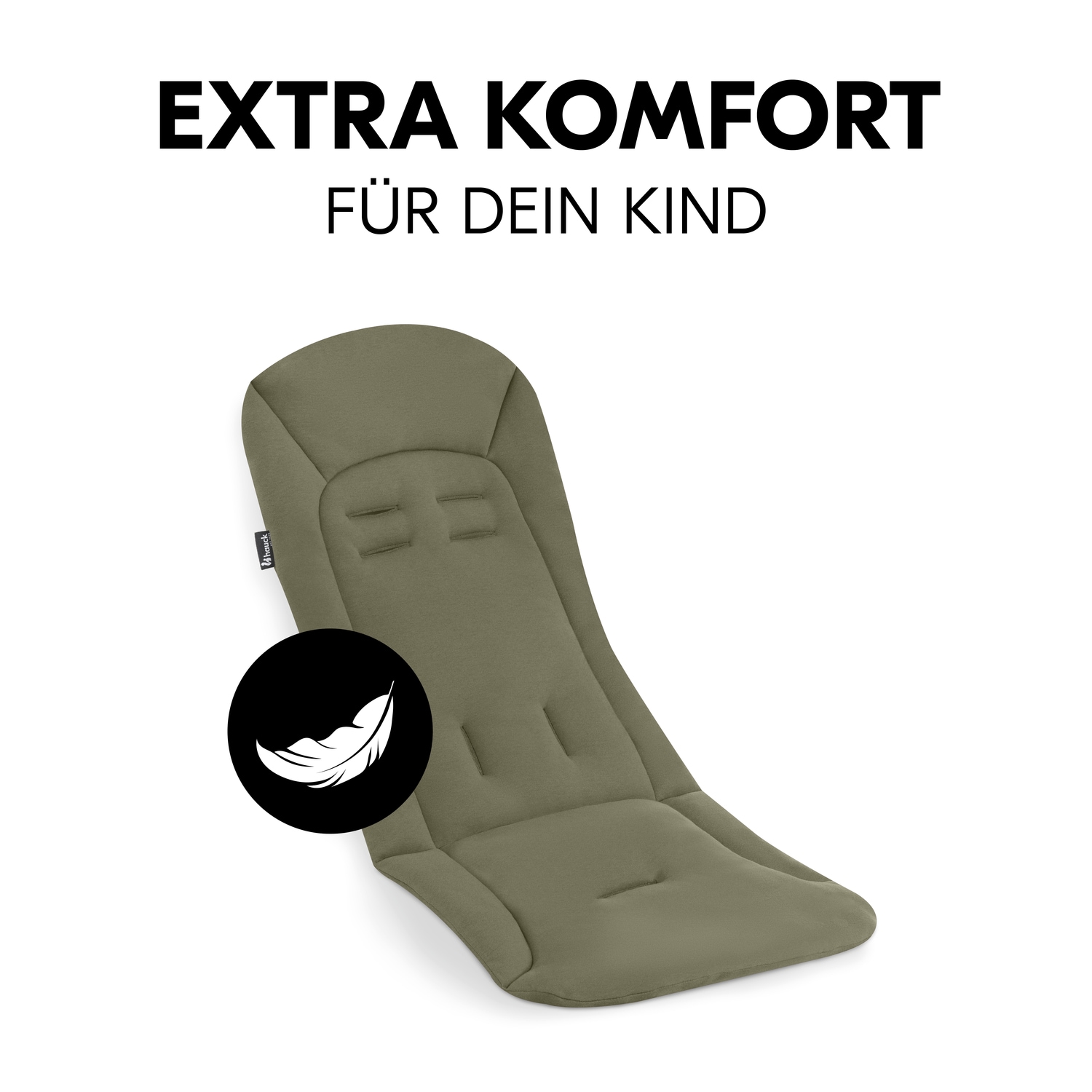 Hauck Kinderwagen-Sitzauflage »Seat Liner, olive«