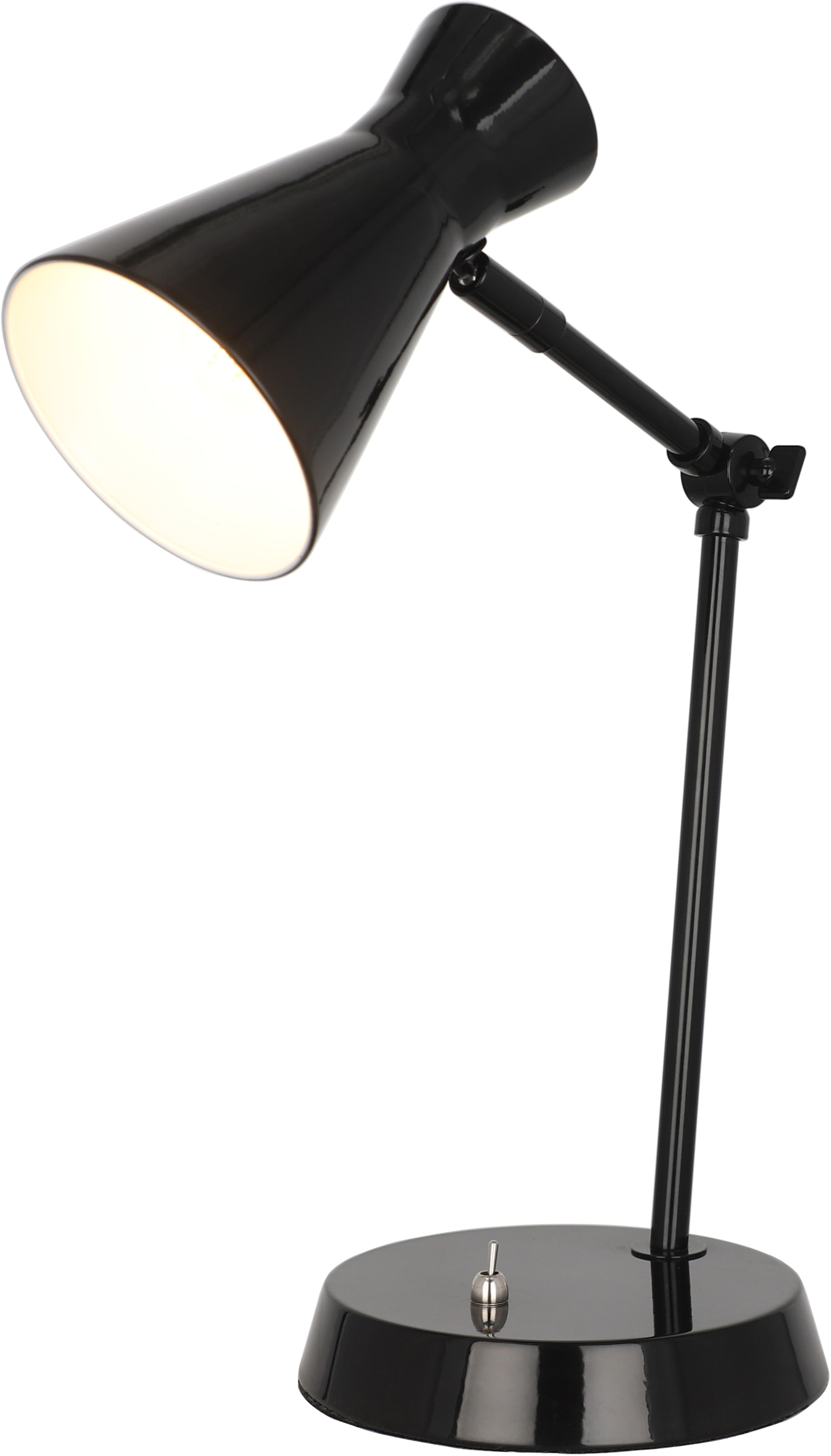 OTTO home Tischleuchte »Renell« E27 1 Stk. Minimalistisch, glänzend, individuell einstellbar, Schreibtischlampe