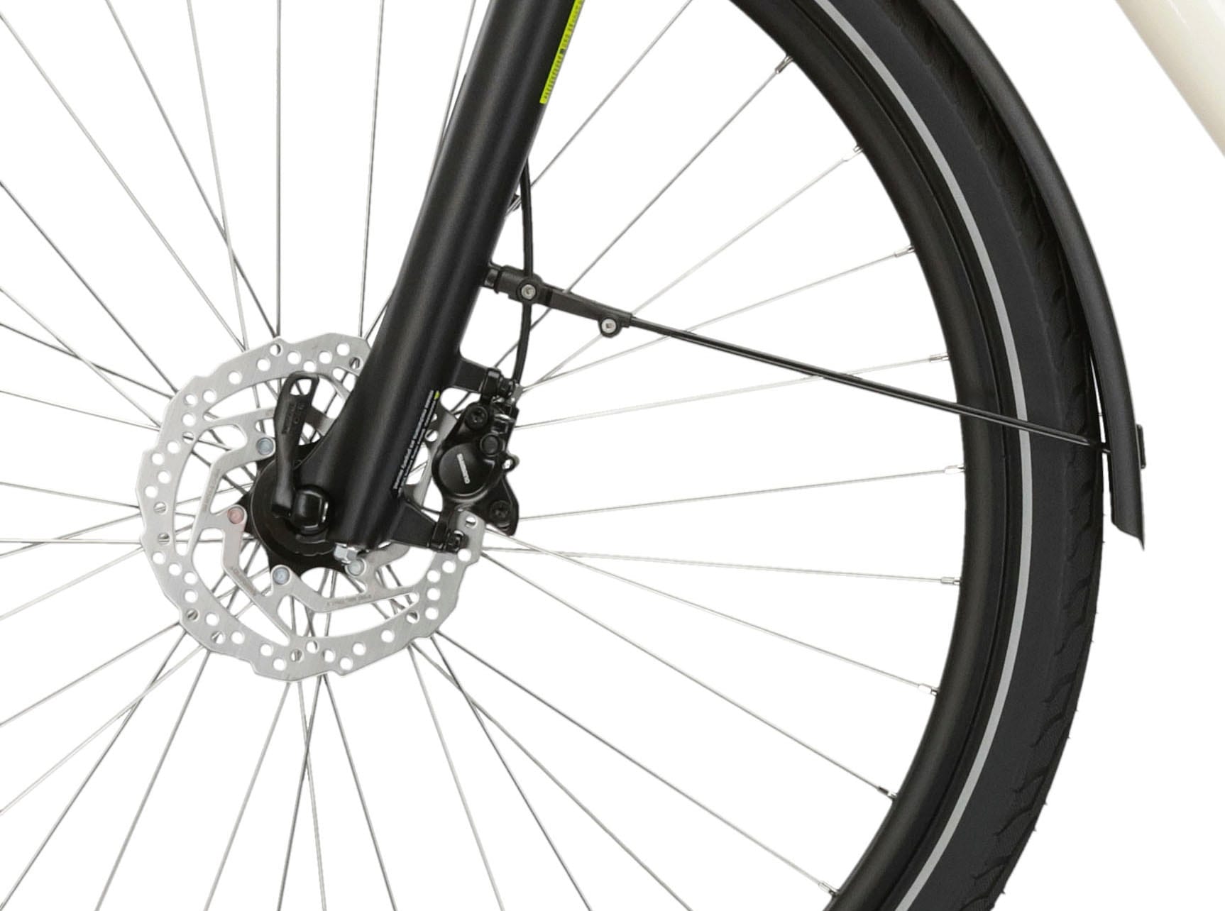 Kross E-Bike »E-Citybike Sentio Hybrid 3.0 28 Zoll weiß«, 7 Gang, Shimano, DEORE T6000, Mittelmotor 250 W, Pedelec, Elektrofahrrad für Damen und Herren