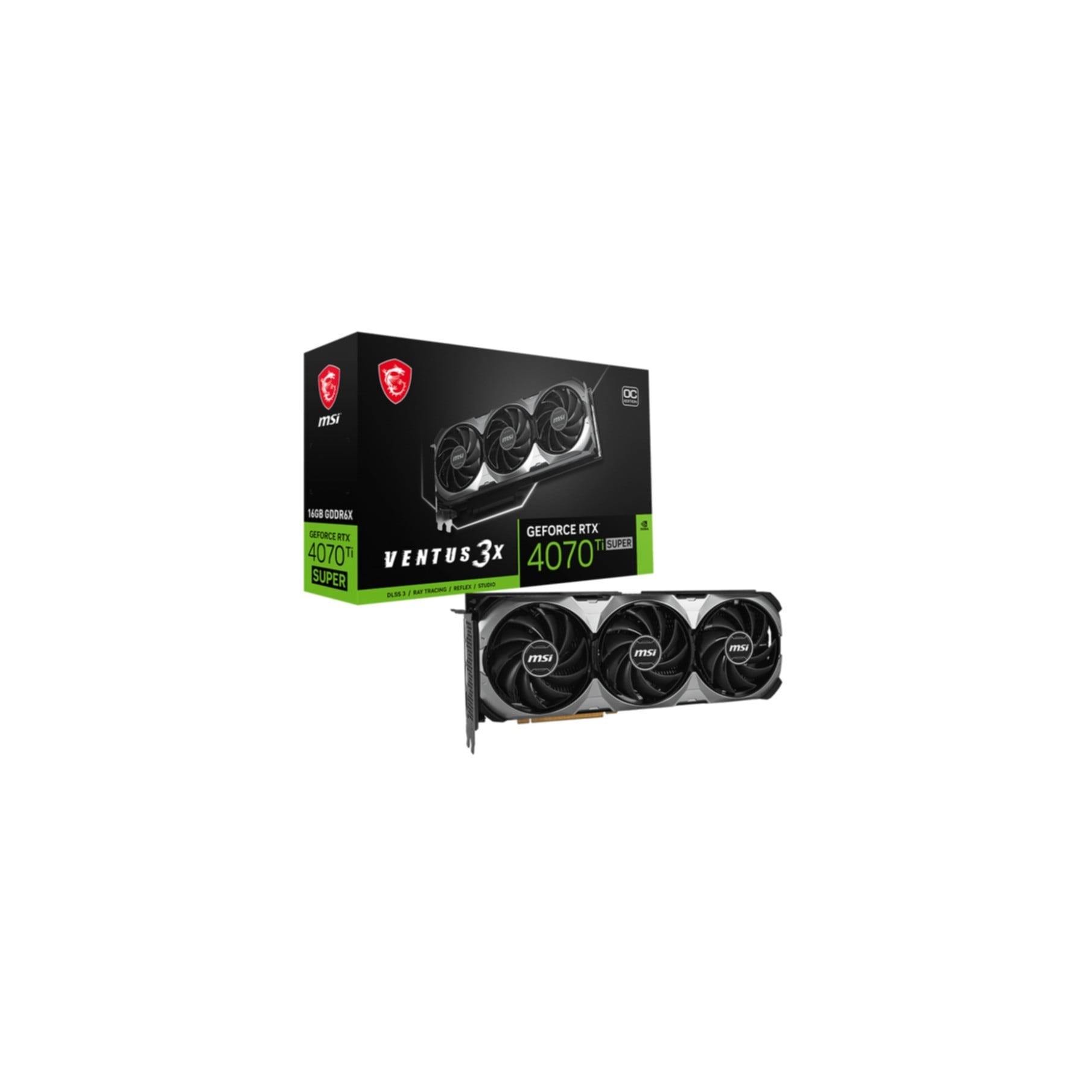MSI Grafikkarte »GeForce RTX 4070 Ti SUPER 16G VENTUS 3X OC«