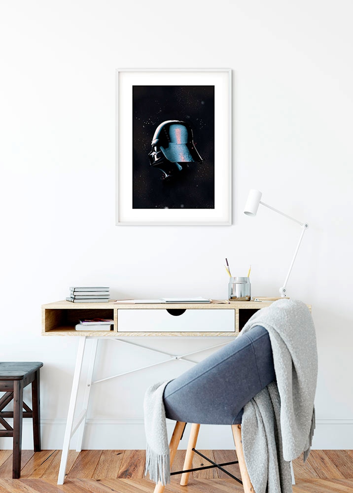 Komar Bild »Star Wars Classic Helmets Vader« Star Wars 1 Stk. tlg. Wandbild zur Dekoration im Kinderzimmer - ohne Rahmen
