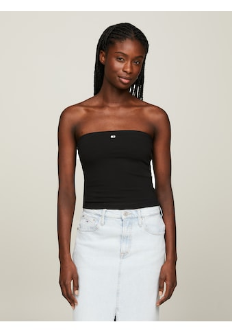 Bandeautop »TJW SLIM ESSENTIAL TUBE TOP«, mit Tommy Jeans Logo-Flag