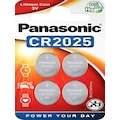 Panasonic Batterie »Coin Lithium - CR2025«, CR2025, 3 V, (4 St.)