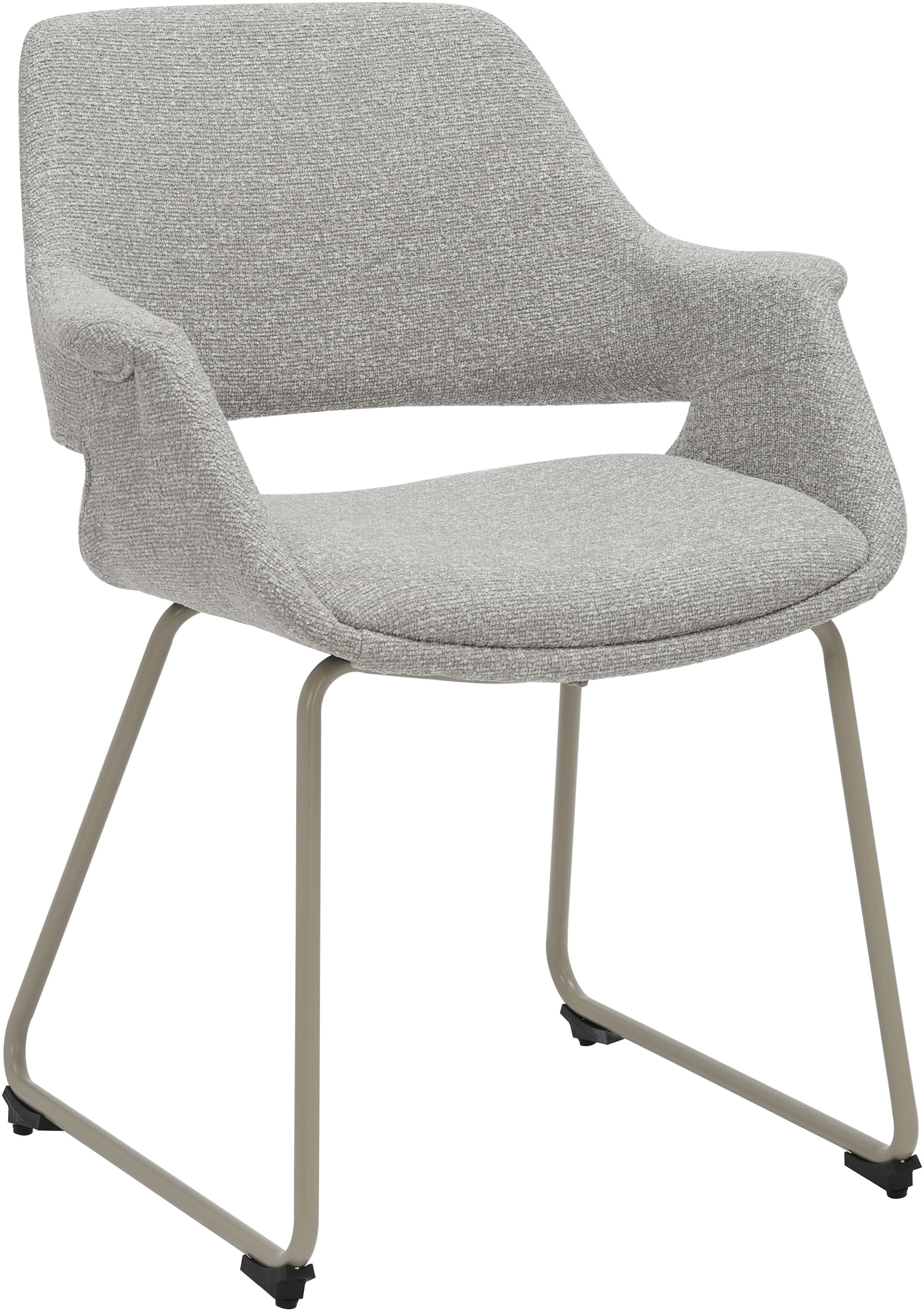 OTTO home Esszimmerstuhl »Genna« (Set) 2 Stk.pflegeleichter Webstoff Bezug, edles Metallgestell, Sitzhöhe 47 cm
