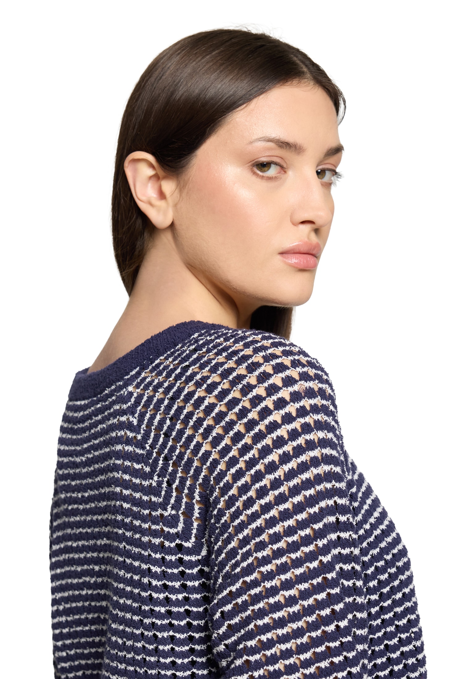 Cartoon Strickpullover »Strickpullover mit Rundhalsausschnitt«