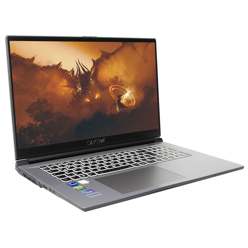 CAPTIVA Gaming-Notebook »Advanced Gaming I68-213«, 43,9 cm, / 17,3 Zoll, Intel, Core i5, GeForce RTX 3050, 2000 GB SSD