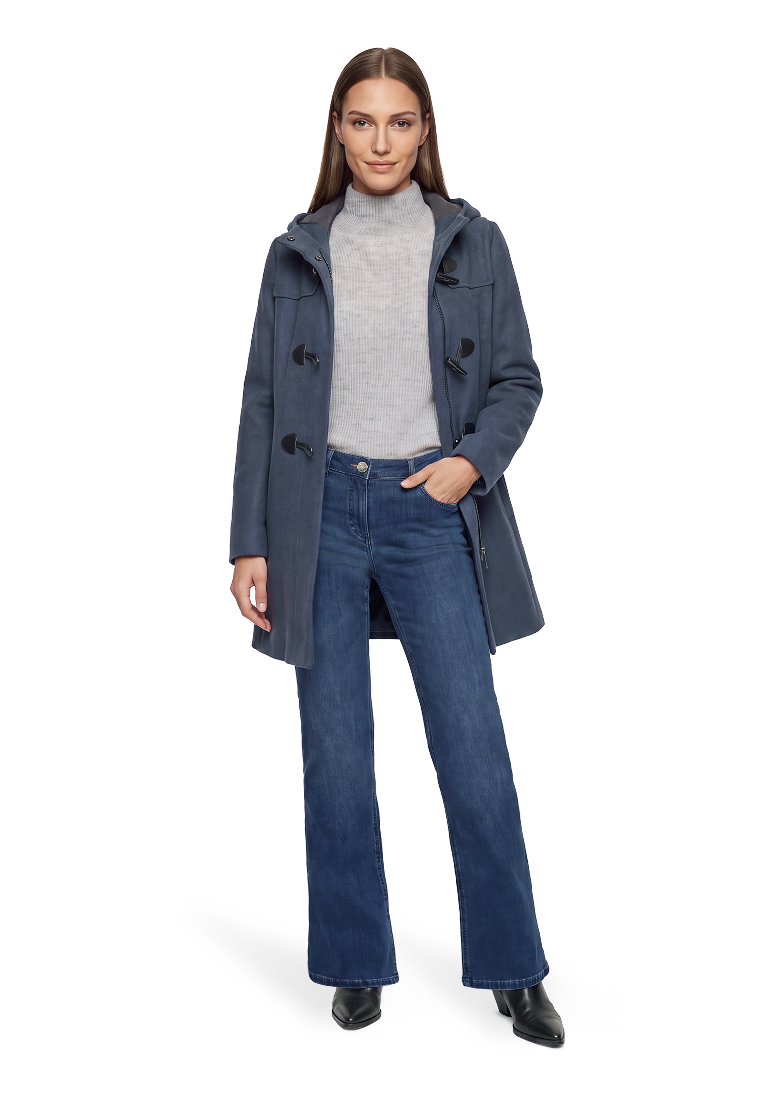 Gil Bret Dufflecoat Mantel im Dufflecoat-Style mit Kapuze/mit Wolle