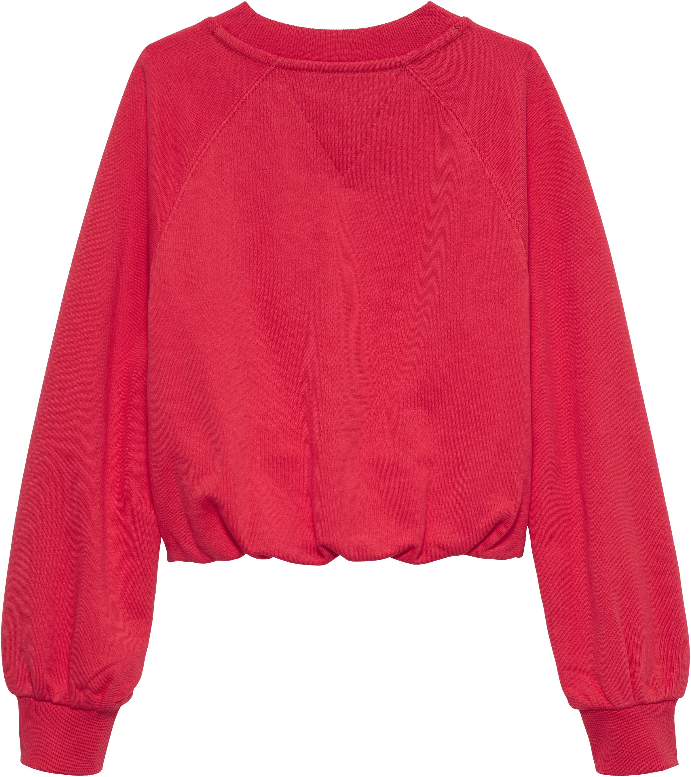 Tommy Hilfiger Sweatshirt »TOMMY WAVE FLAG CREWNECK«, Kinder bis 16 Jahre, verdeckter Saum, relaxed fit
