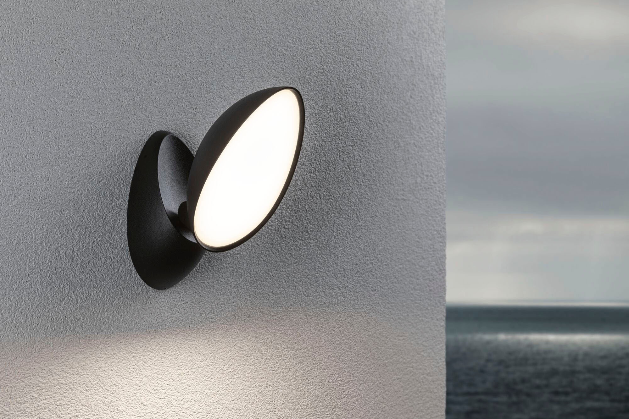 Paulmann LED Außen-Wandleuchte »Outdoor 230V Batona IP44 anthrazit«, 1 flammig, IP44