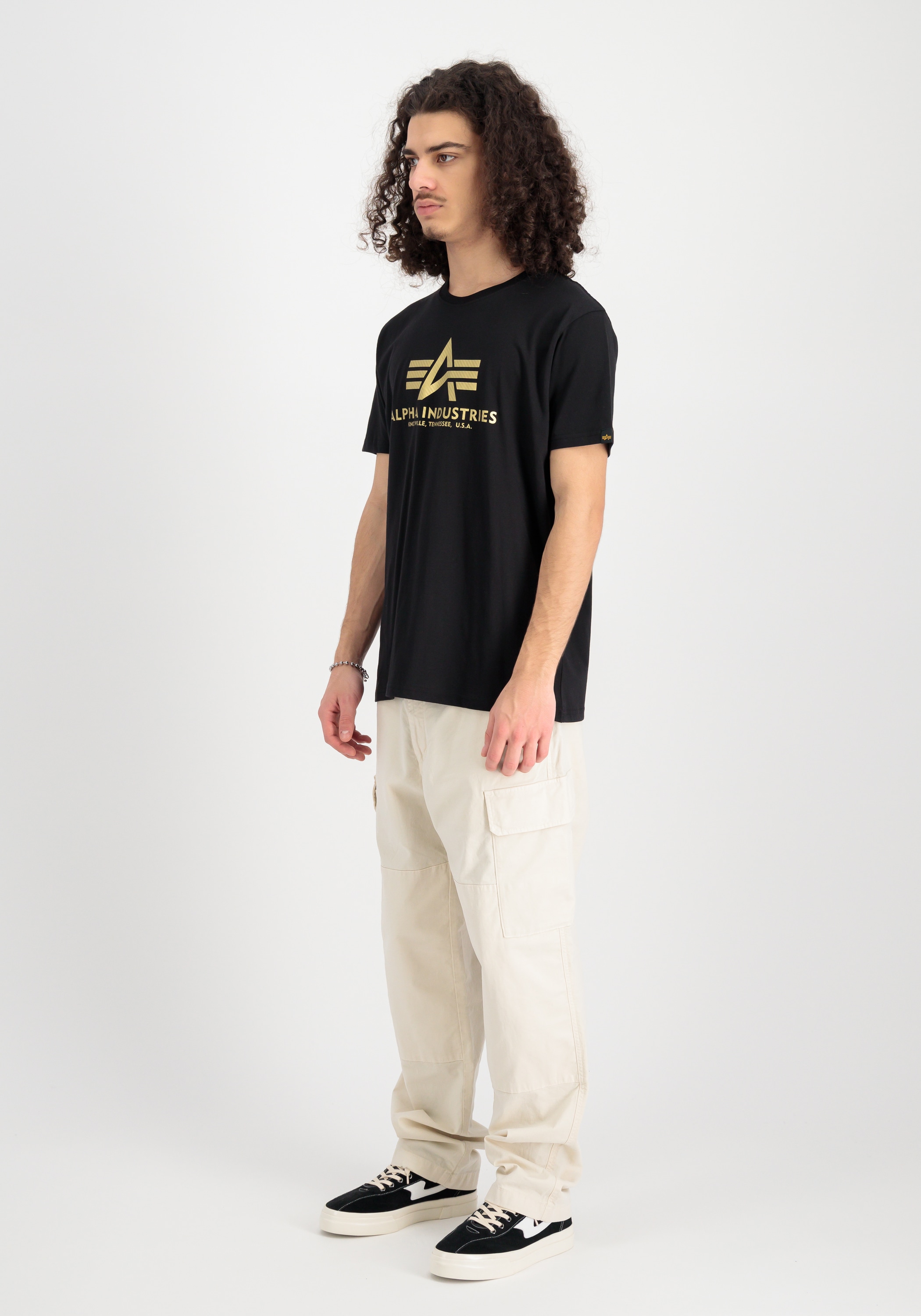 Alpha Industries T-Shirt »ALPHA INDUSTRIES Men - T-Shirts Basic T Carbon«