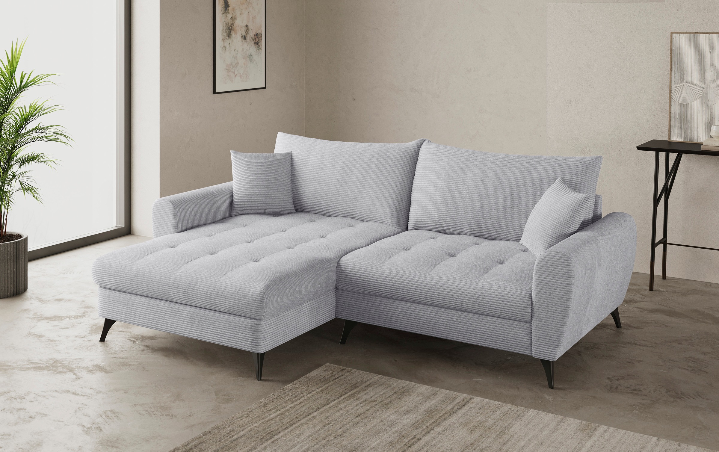 Mr. Couch Ecksofa »Blackburn II, L-Form«, Mit Kaltschaumpolsterung bis 140 kg belastbar