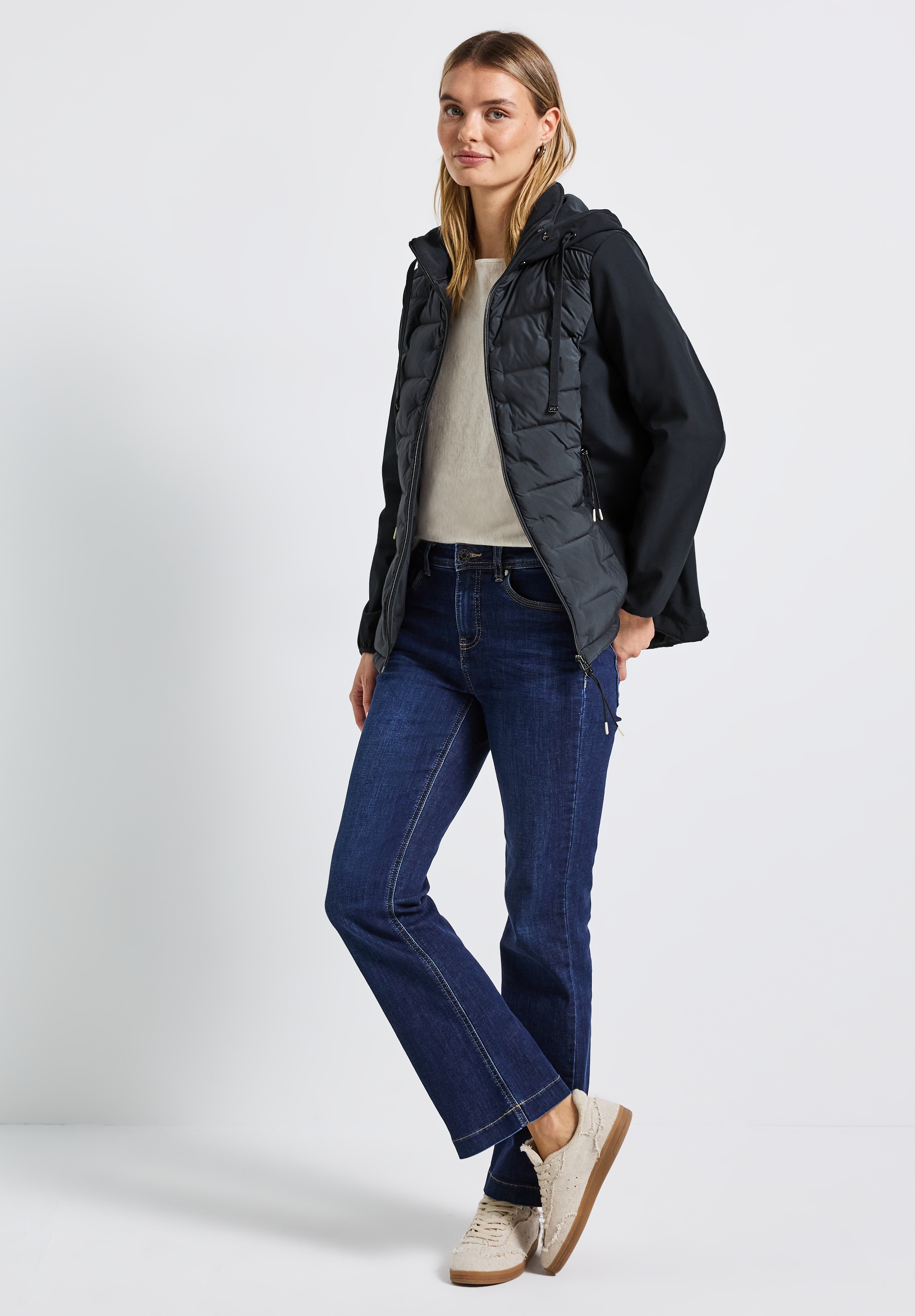 STREET ONE Softshelljacke, mit Kapuze, mit Kapuze
