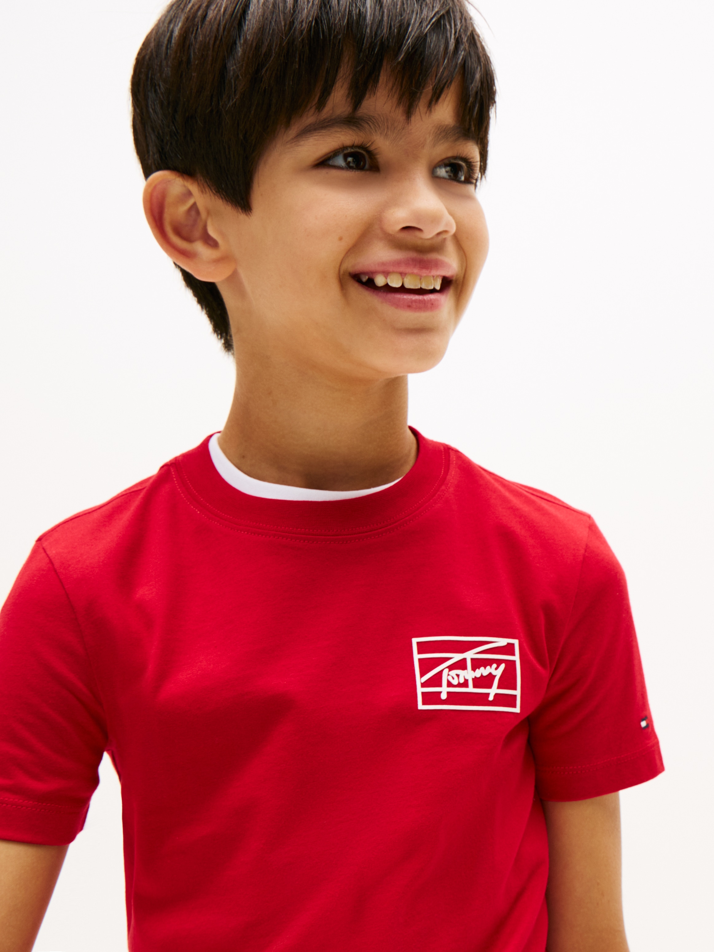 Tommy Hilfiger T-Shirt »VARSITY PRINT TEE SS« Kinder bis 16 Jahre