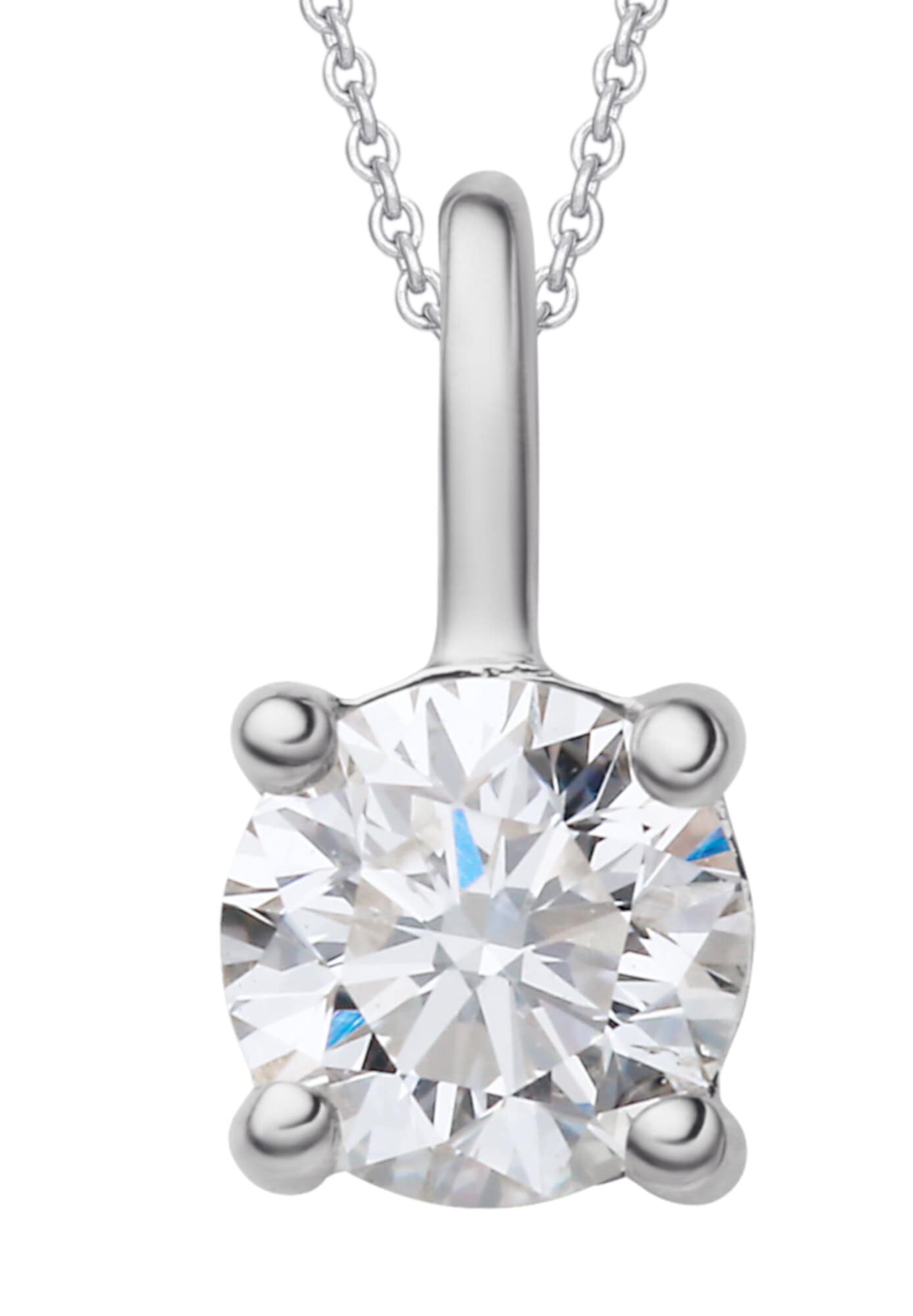 ONE ELEMENT Kettenanhänger »0.25 ct Diamant Brillant Anhänger aus 950 Platin«