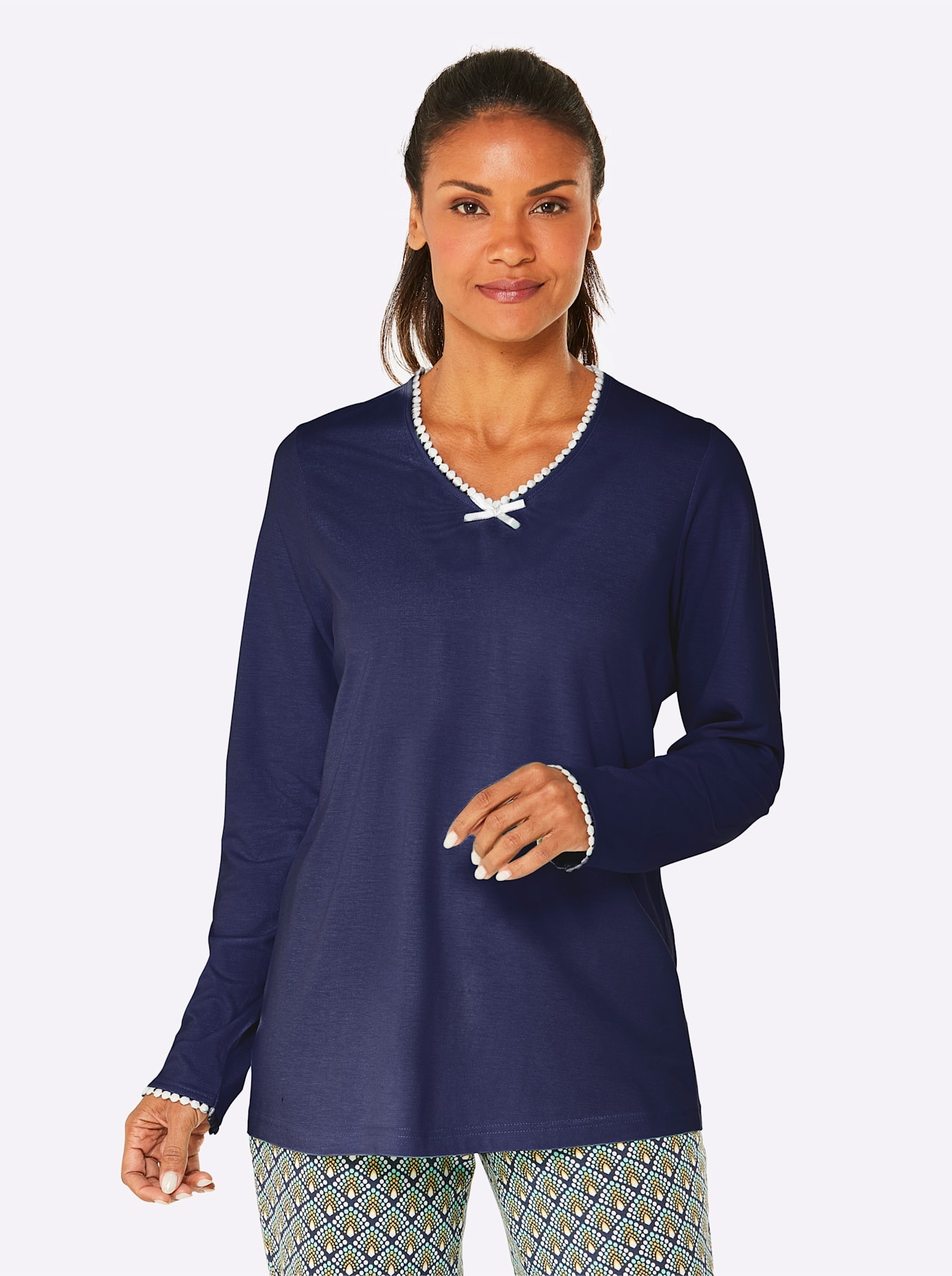 wäschepur Pyjamaoberteil »Schlafanzug-Shirt«, (1 tlg.)