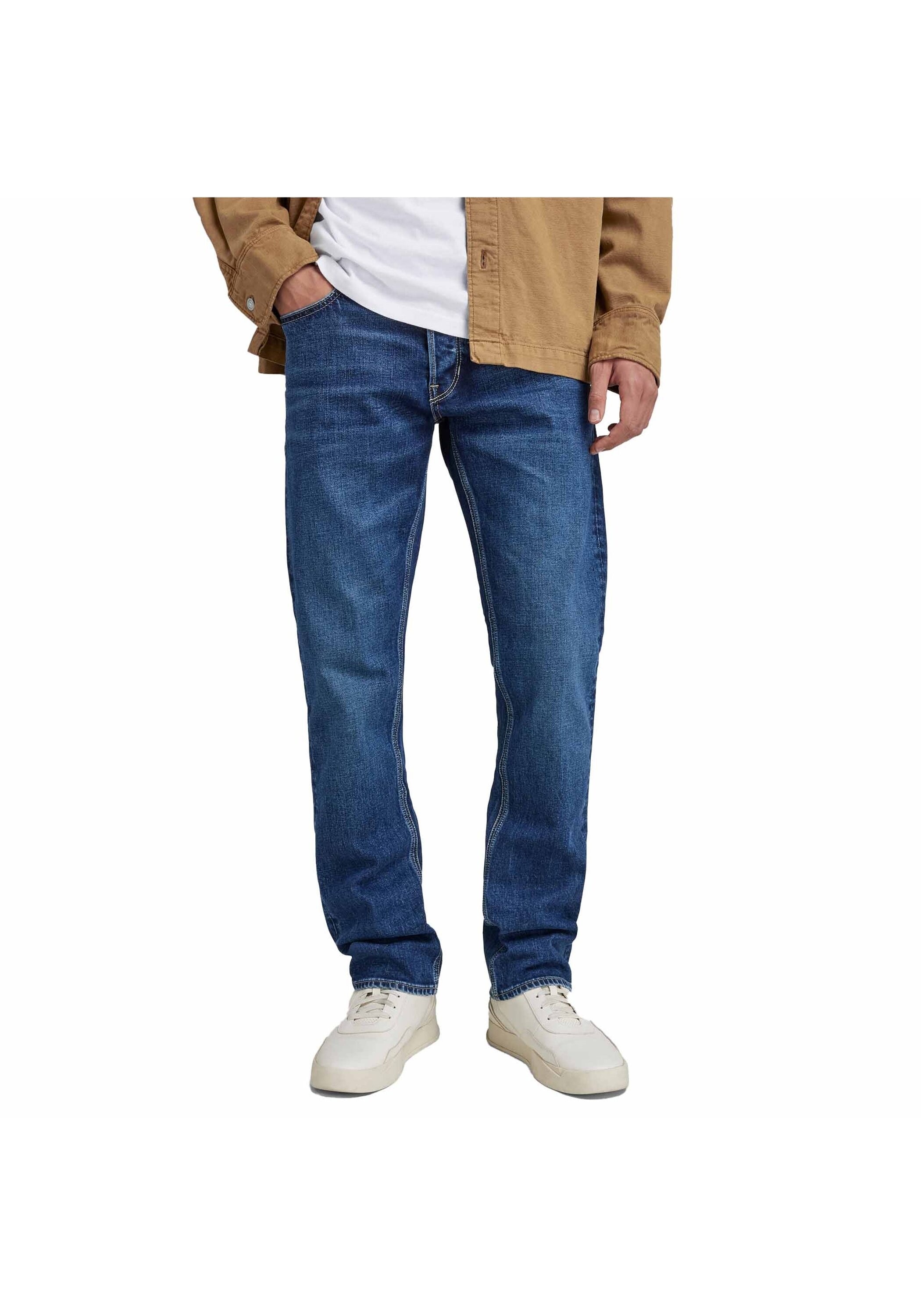 G-STAR Skinny-fit-Jeans »Jeans Mosa Straight Faded Atlantic Ocean«