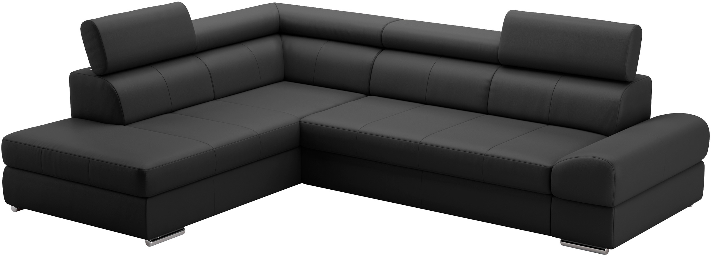 sit&more Ecksofa »Broadway L-Form«, mit verstellbaren Kopfteilen, wahlweise mit Bettfunktion