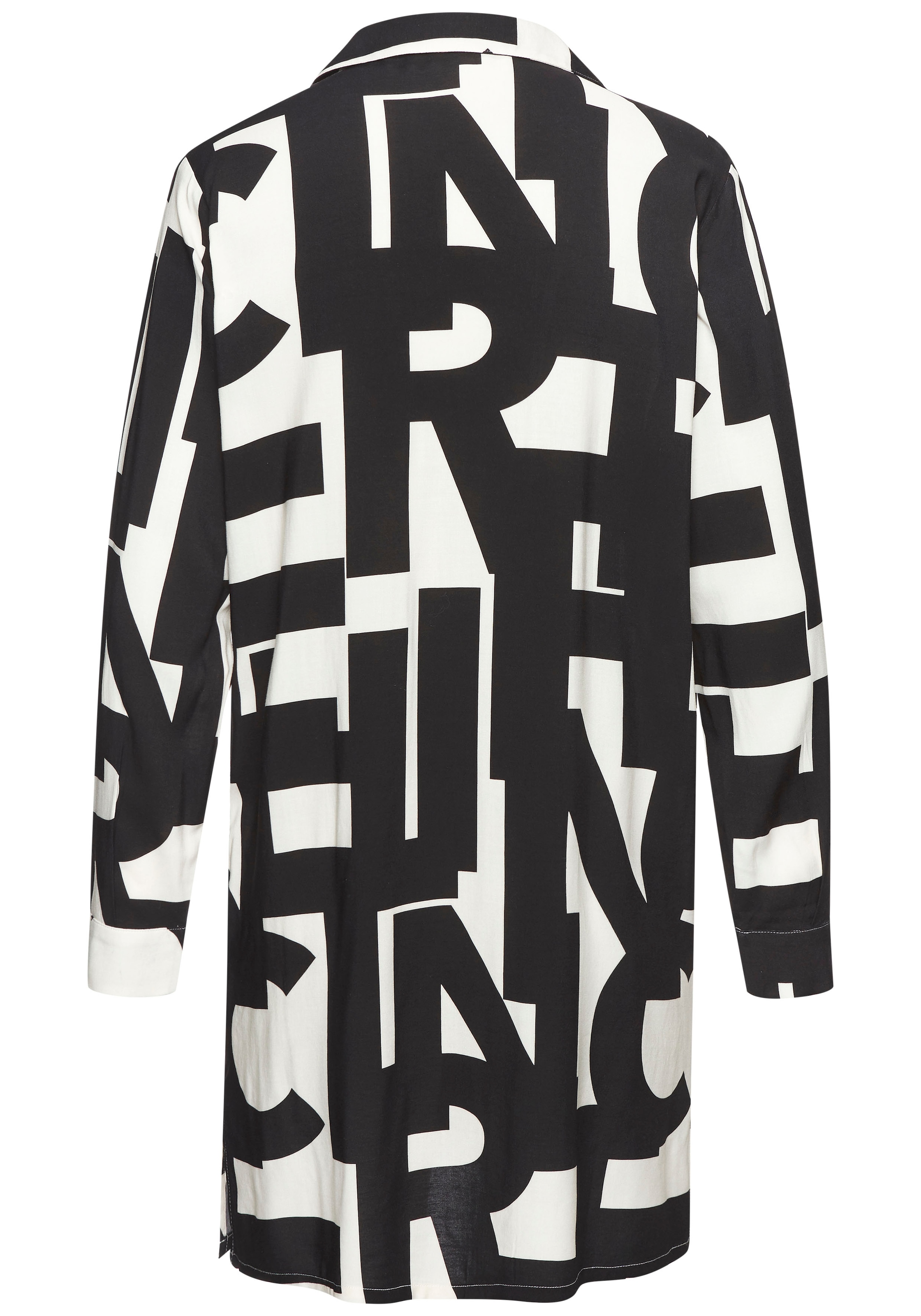 French Connection Nachthemd Brusttasche mit grafischem Muster