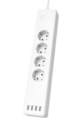 Hama Smarte Vierfach-Steckdosenleiste »WLAN Steckdosenleiste 4-fach schaltbar USB... kaufen