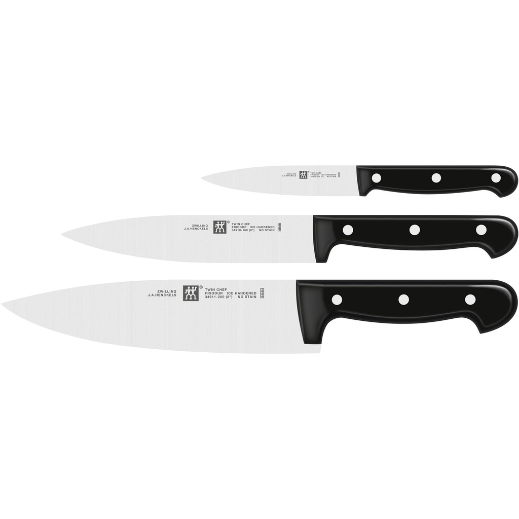 Zwilling Topf-Set »Flow/Shine/Twin Chef 2«, Edelstahl, (Set, 10 tlg., Stieltopf 16, Bratentopf 20, Kochtopf 16/20/24, Bratpfanne 24/28 cm)