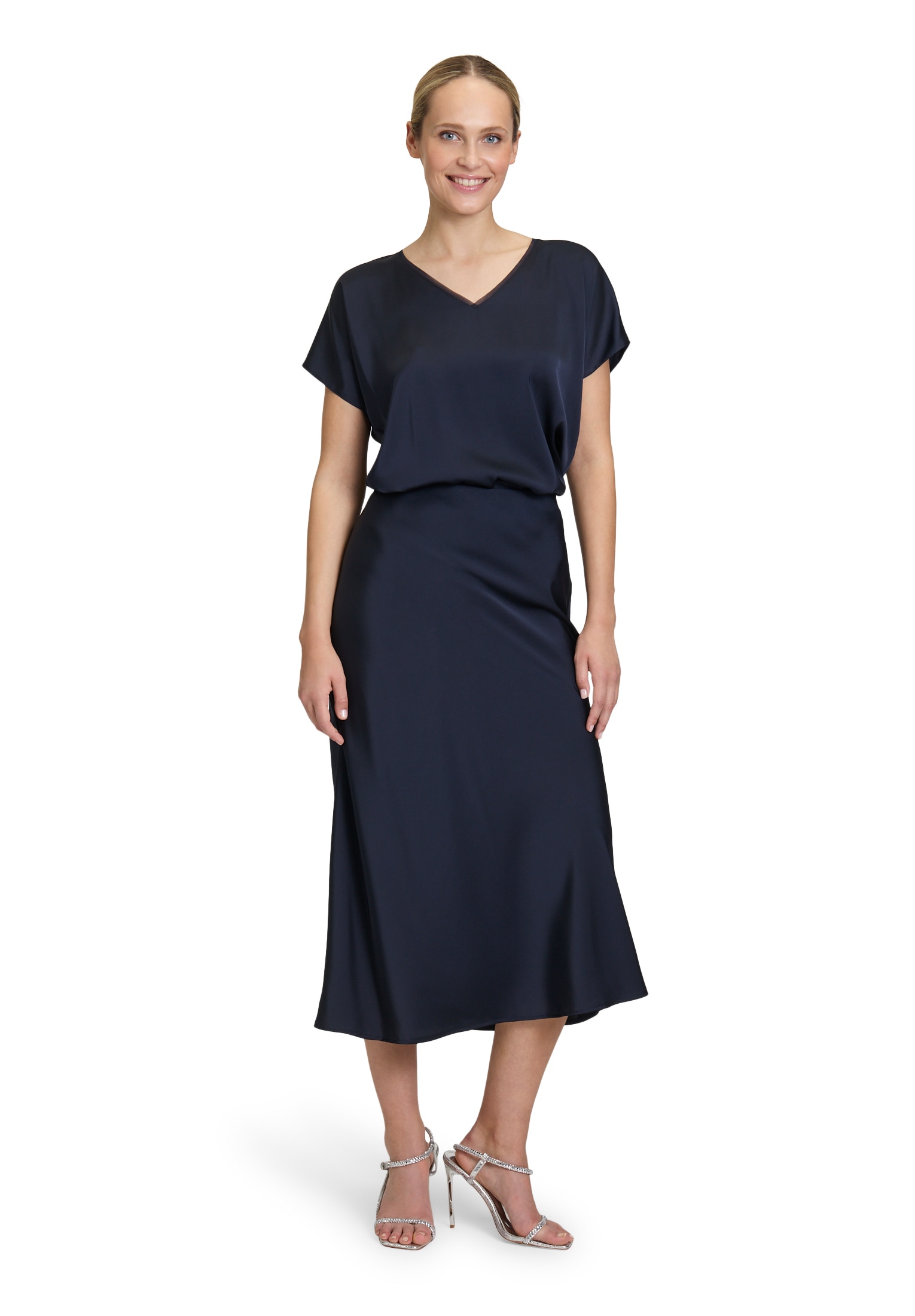 Vera Mont Satinbluse »Satin-Bluse mit V-Ausschnitt«