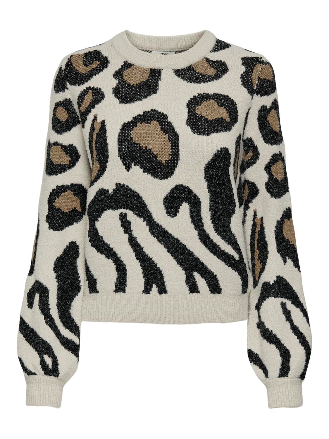 JDY Strickpullover »JDYLORRAINE ANIMAL L/S PULLOVER KNT NOOS«