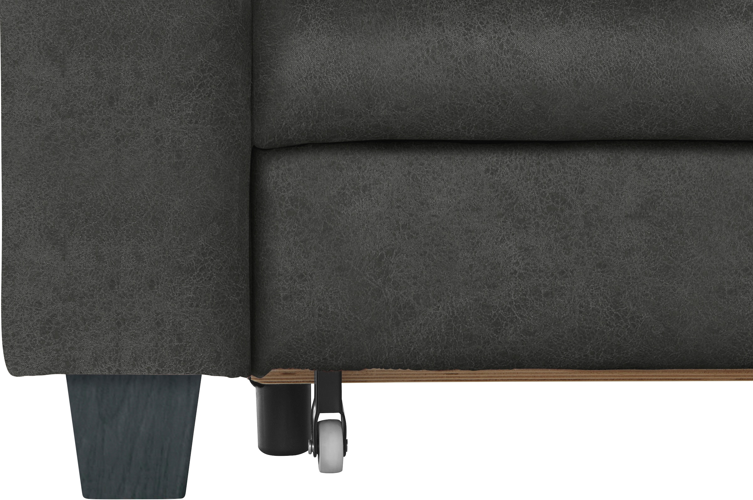 TRENDMANUFAKTUR Ecksofa »Chamber, zeitlos & elegant, bequem, L-Form«, inklusive einer Kopfstütze, wahlweise mit Schlaffunktion