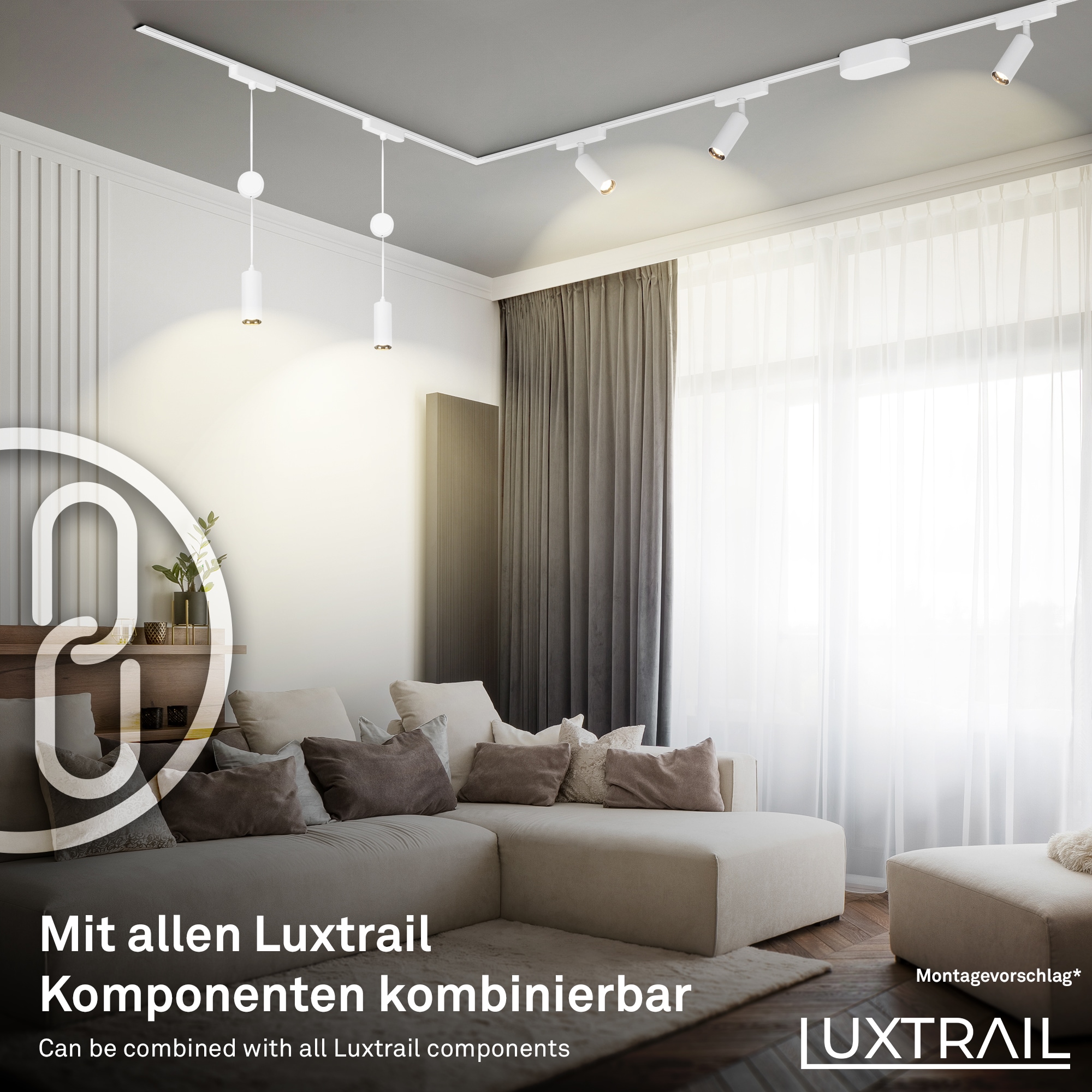 Briloner Leuchten LED Deckenleuchte »LUXTRAIL 8035066«