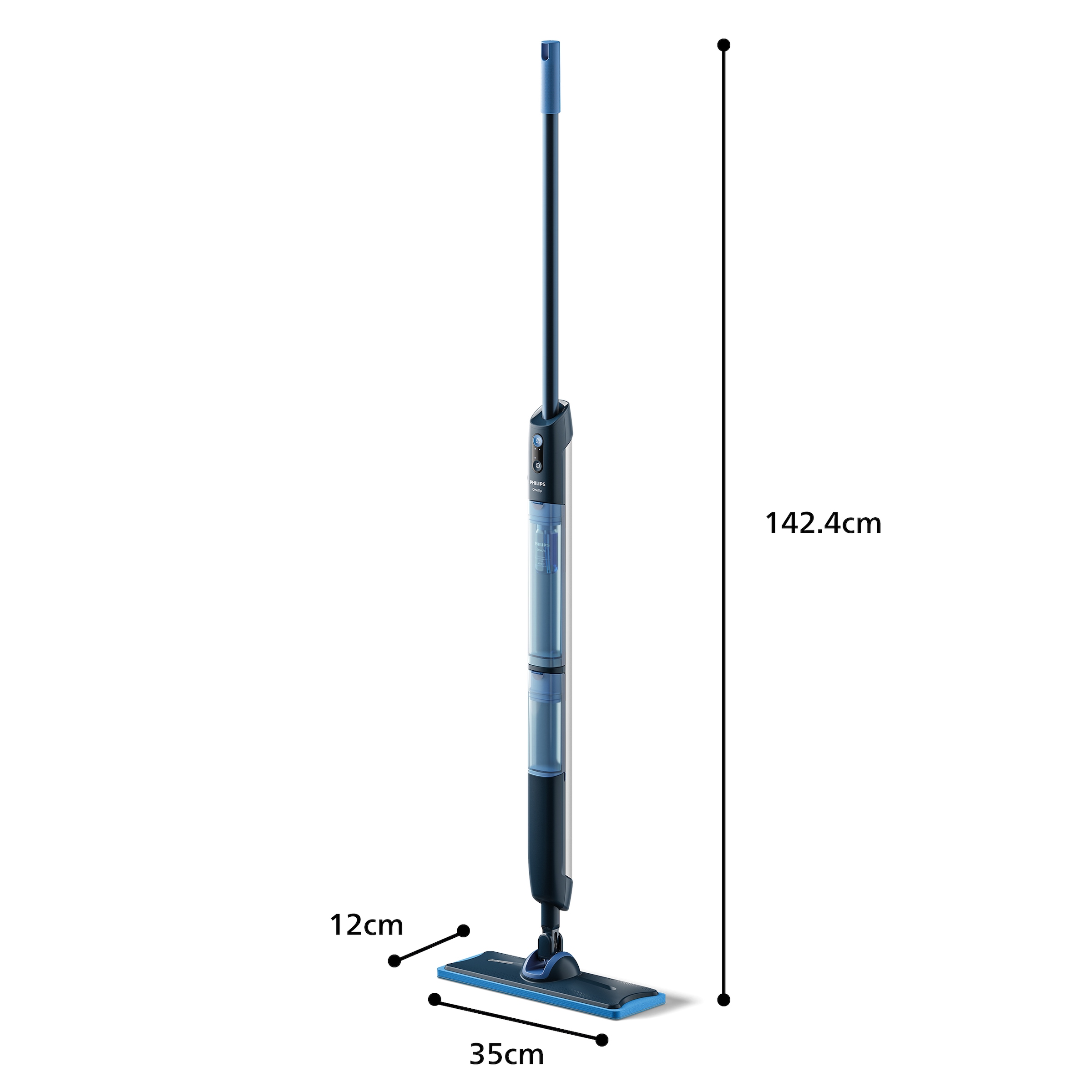 Philips Akku-Wischmopp »OneUp elektrischer Wischer 5000 Series XV5113/01«, 70 min Akku-Laufzeit, inkl. 1 Pad und 40 ml Reiniger