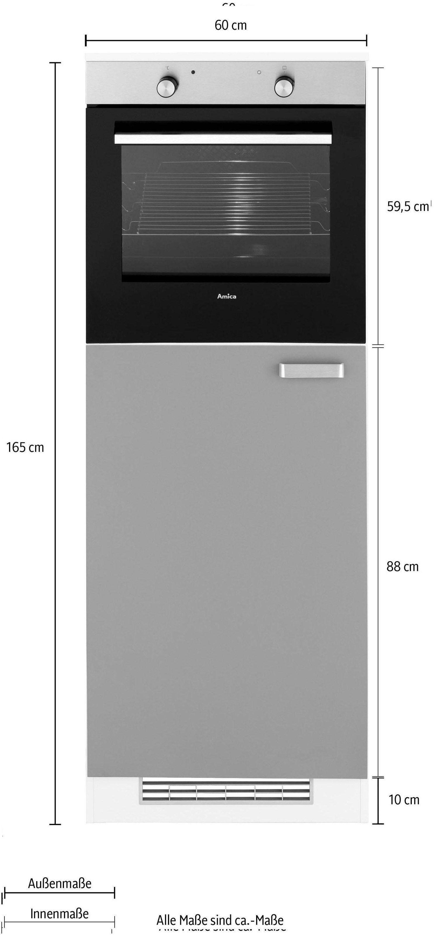 wiho Küchen Backofenumbauschrank »Husum«, 60 cm breit