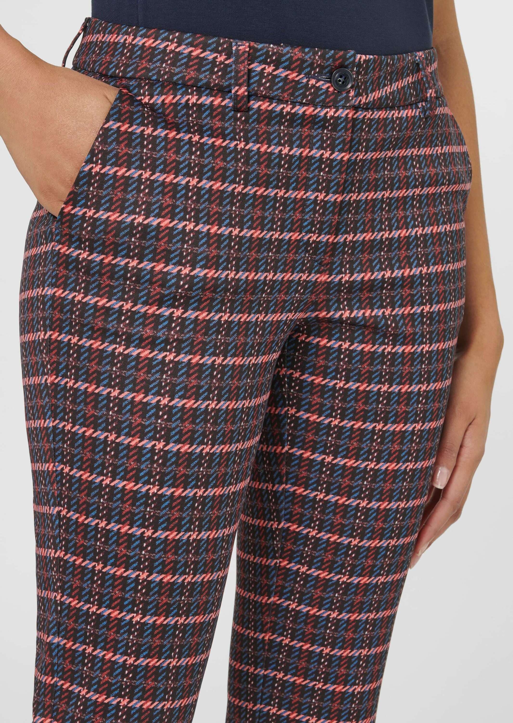 MADELEINE Stoffhose »Hose Stretchhose mit Karo-Druck«