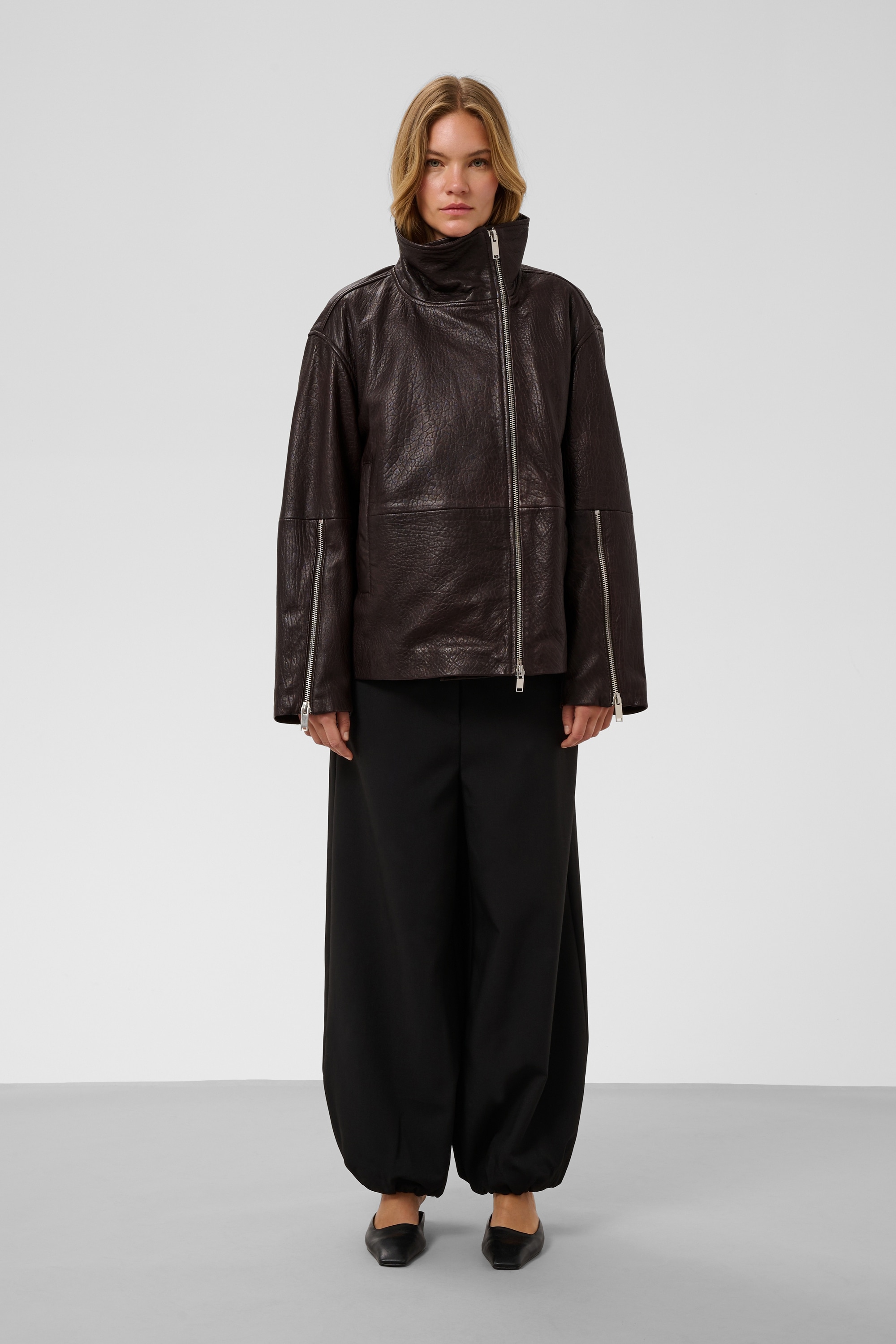SOAKED IN LUXURY Lederjacke »Damen Lederjacke SLGinnie«