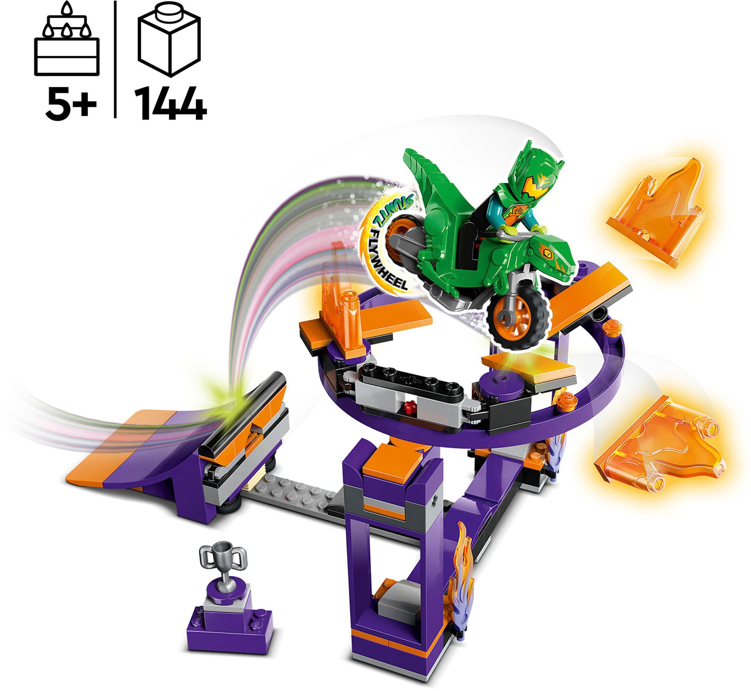 LEGO® Konstruktionsspielsteine »Sturzflug-Challenge (60359), LEGO® City Stuntz«, (144 St.)