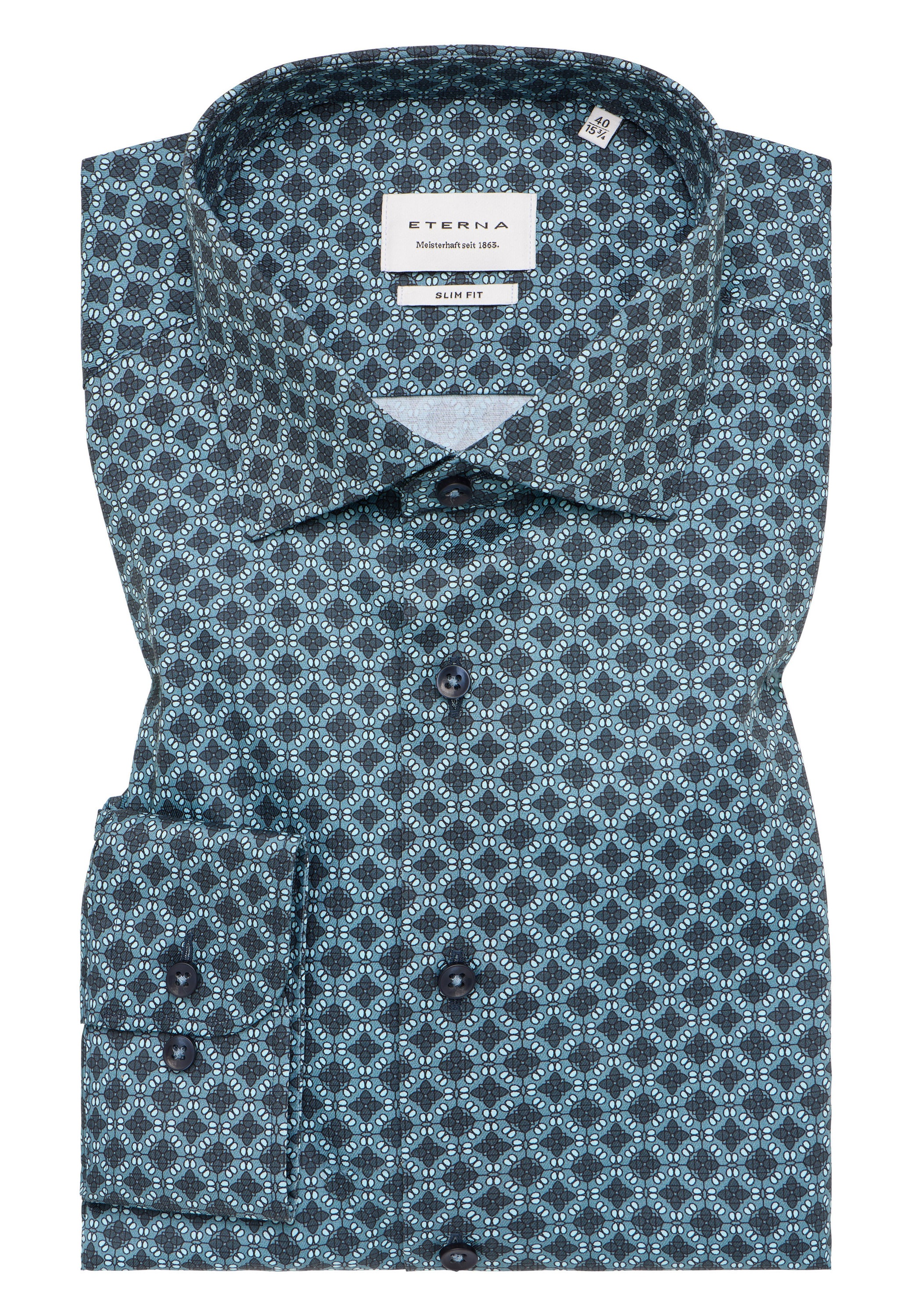 Eterna Langarmhemd »SLIM FIT« NON IRON (bügelfrei)