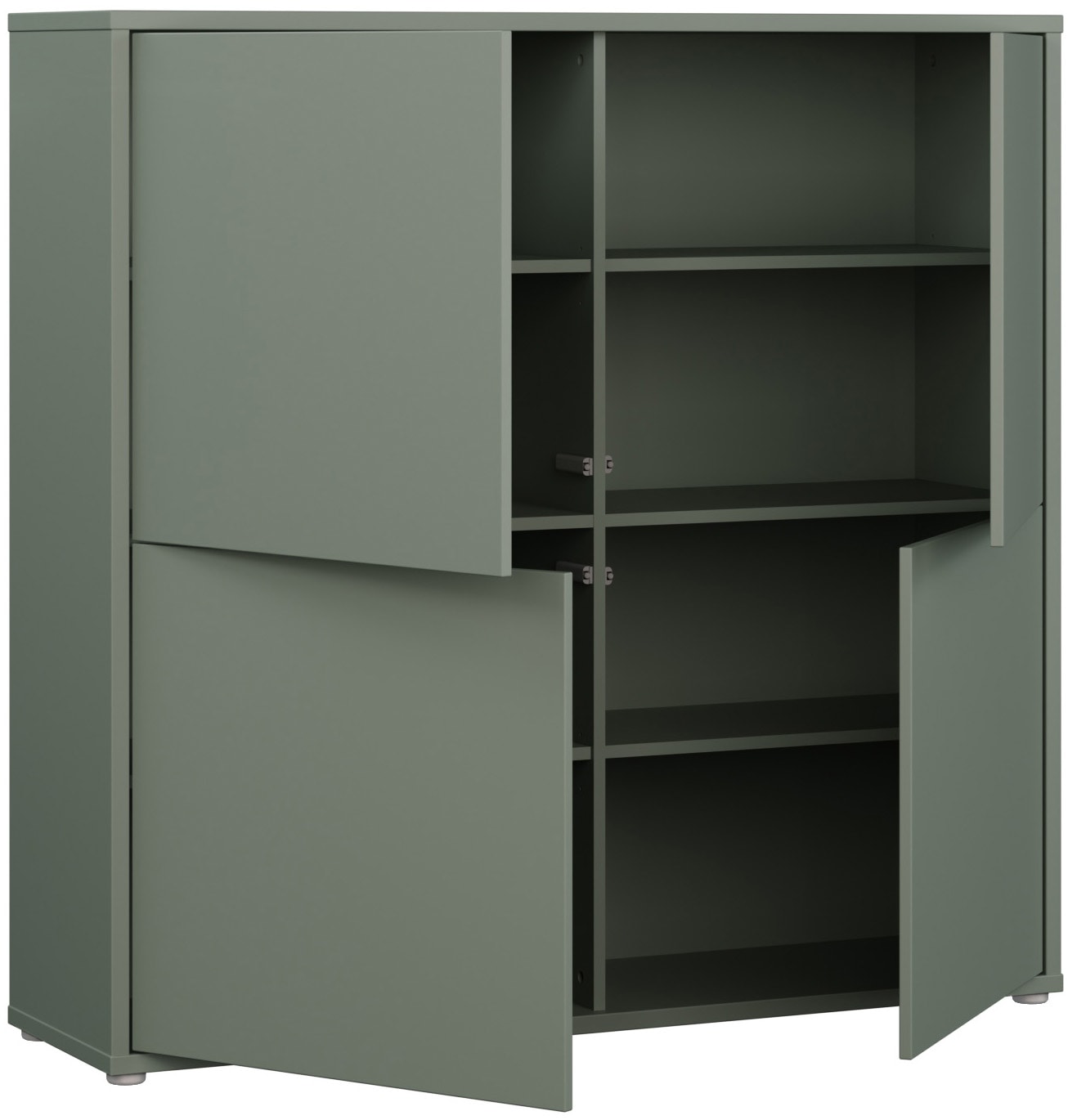 FORTE Highboard »Alice Springs« Grifflos,Push to open, Stauraum