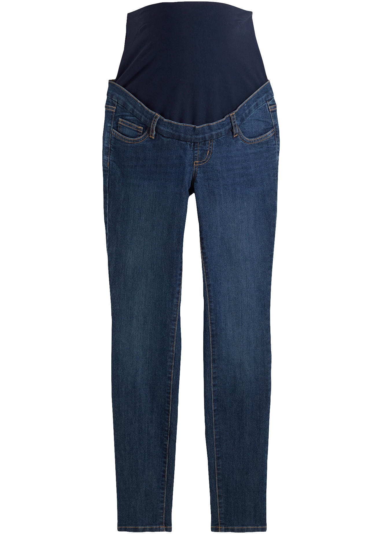 bonprix Umstandsjeans mit 5-Pocket-Design, aus Baumwolldenim, Skinny Fit