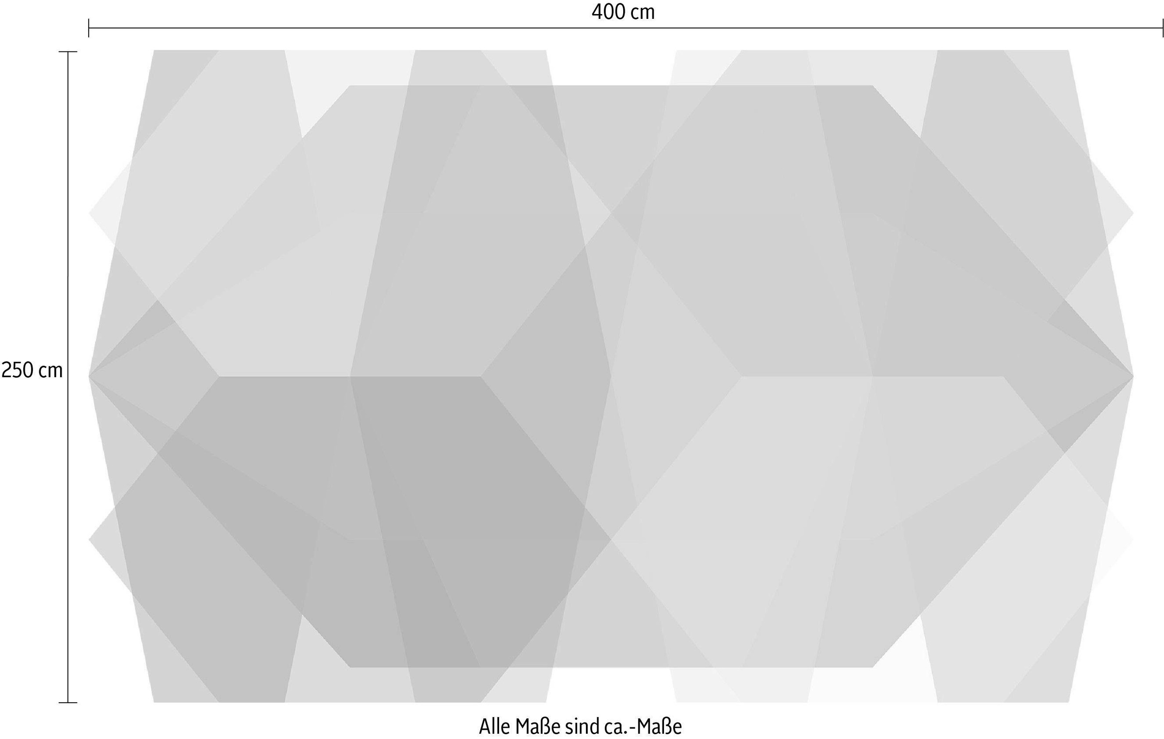 Komar Vliestapete »Digitaldruck Vlies - Gem Stone Diamond - Größe 400 x 250 cm«, bedruckt, Wohnzimmer, Schlafzimmer