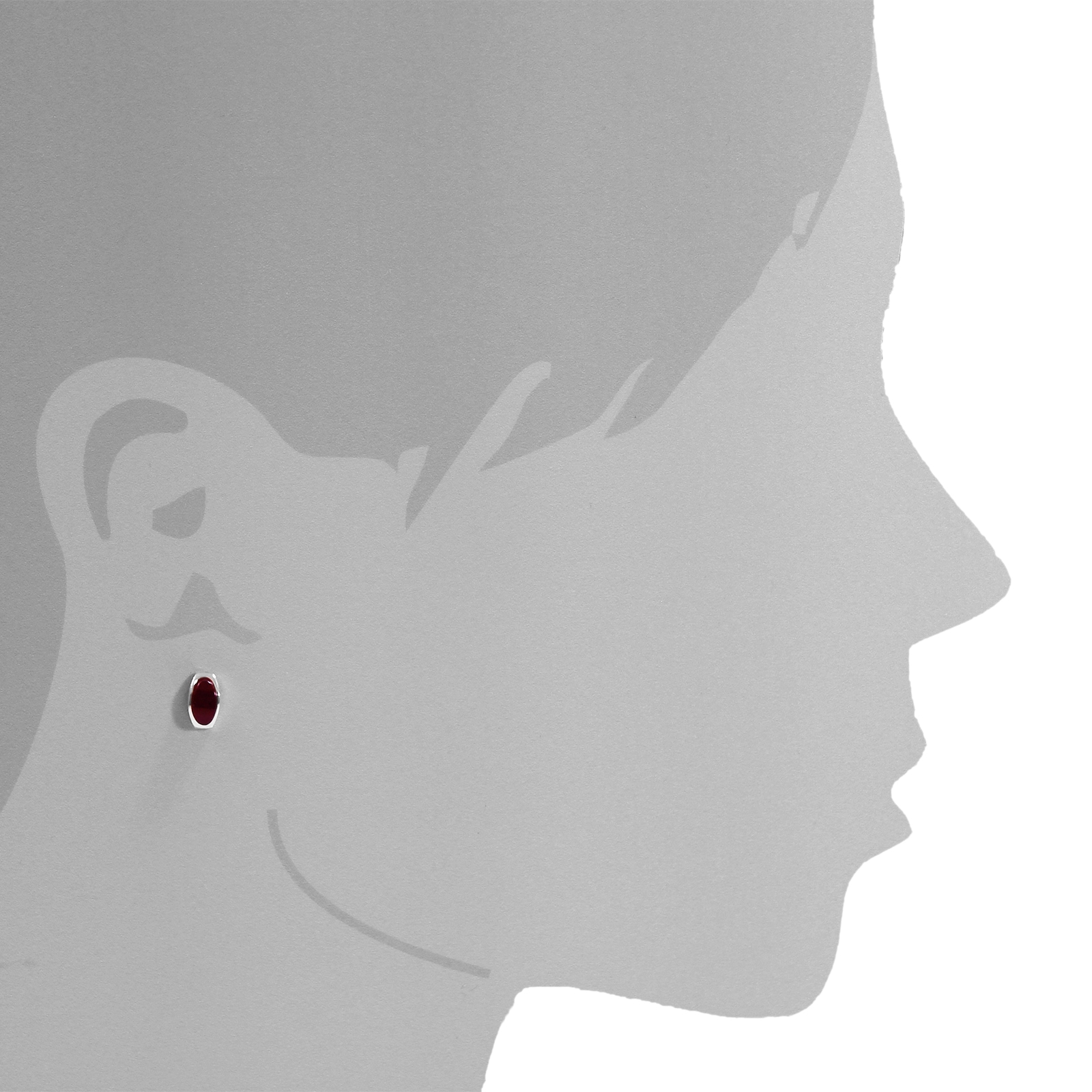 OSTSEE-SCHMUCK Paar Ohrstecker »Ostsee-Schmuck Ohrstecker Tinta cherry Ohrstecker Tinta cherry«