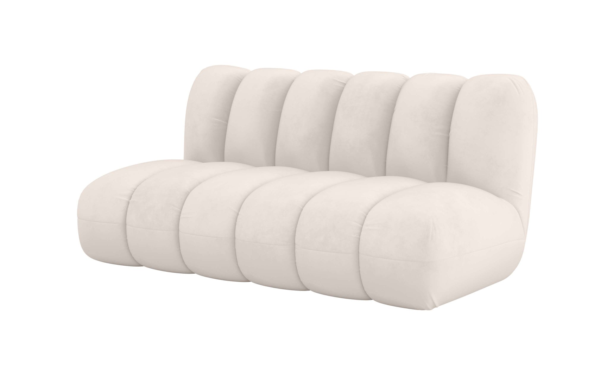 LeGer Home by Lena Gercke 2,5-Sitzer »Priya Designersofa, moderne Steppung, auch in Bouclé«, gemütlich und modern, B/T/H: 185/108/84 cm